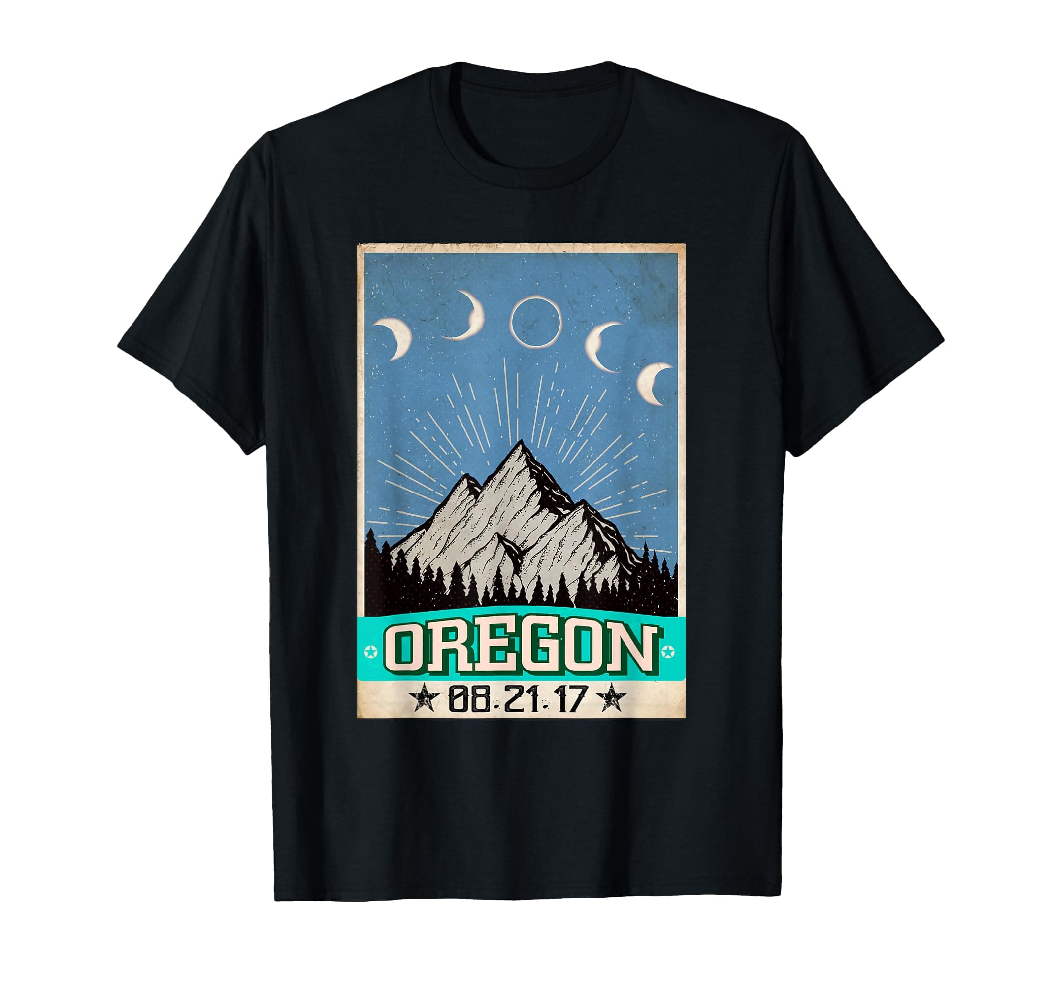 Oregon Solar Eclipse Souvenir Gift 08/21/2017 TeesOregon Solar Eclipse T-Shirt Souvenir Gift 08/21/2017 Tees T-Shirt