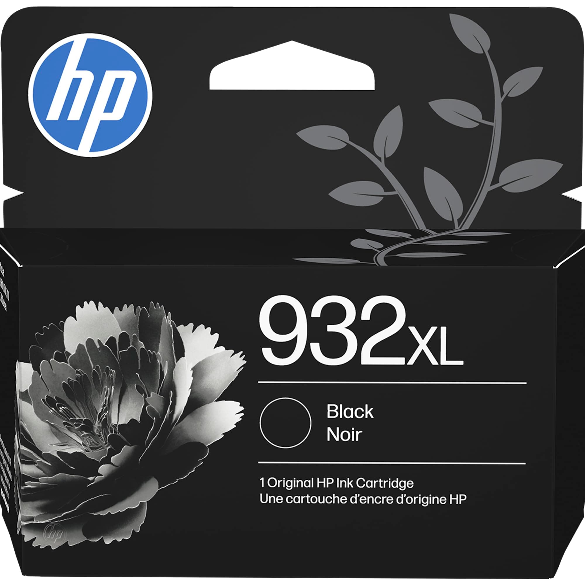 932XL Black High-Yield Ink Cartridge | Works with OfficeJet 6100, 6600, 6700, 7110, 7510, 7610 | CN053AN