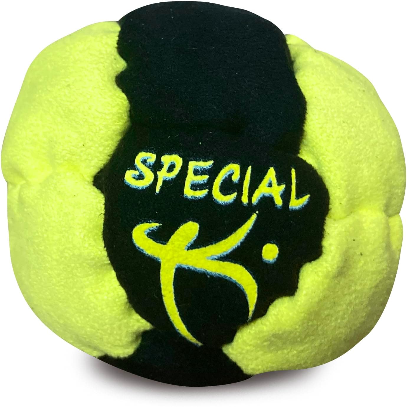 DIRTBAG Special K Footbag, Stainless Steel Pellet Filled, Machine Washable, Premium Quality, High Visibility Color, 14 Panel Construction