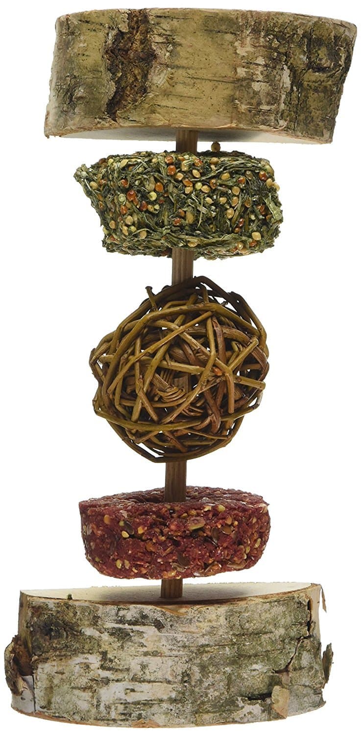 Naturals Rodent Playground, Small Animal Treat and Gnaw Toy for Hamsters, Gerbils, Mice, Rats, Rabbits, Guinea Pigs, Chinchillas and Degus (Pack of 1)