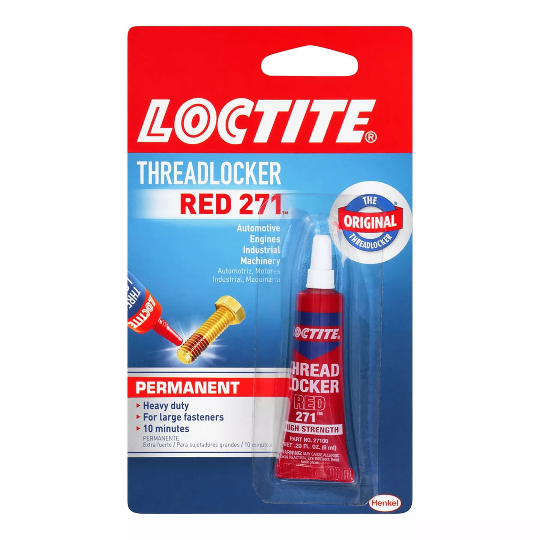 271 Threadlocker 6 ml, Red