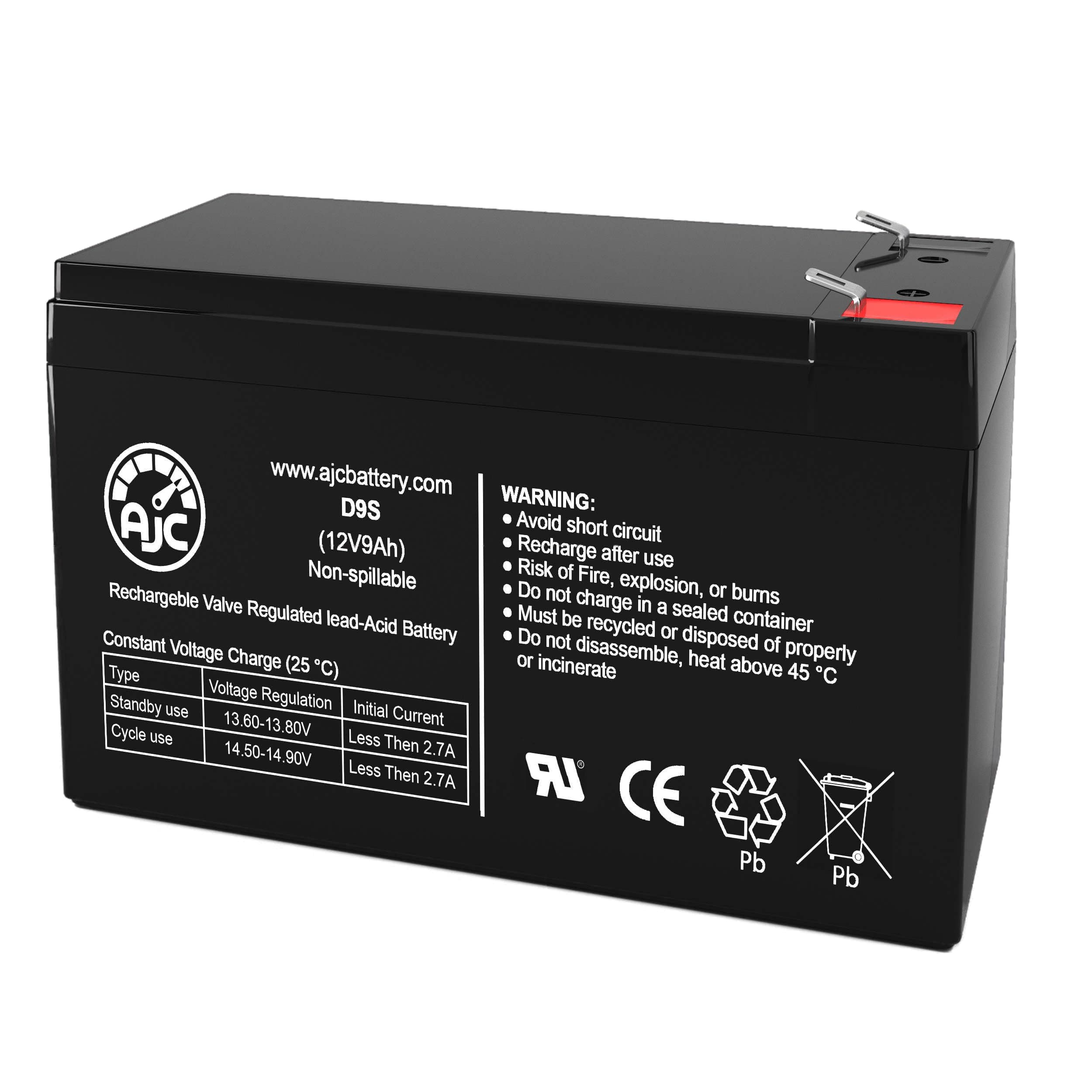 AJC Battery Compatible with Dell 1920W K789N 12V 9Ah UPS Battery