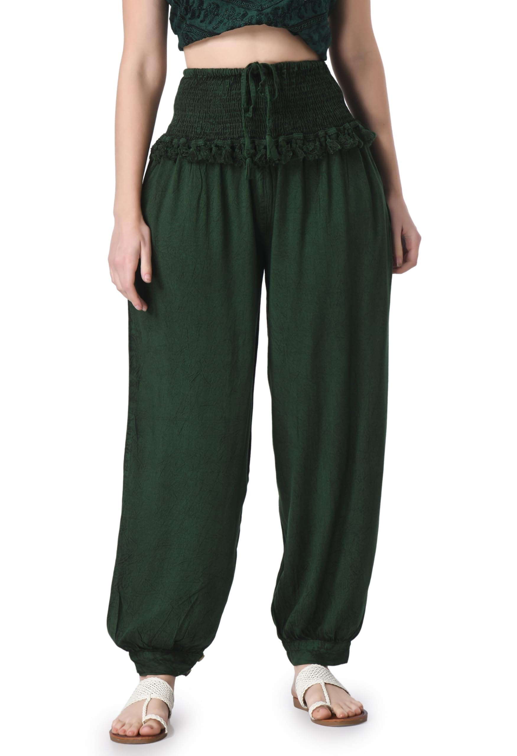 Purpura Women's Harem Pant | Patiala Pants | Afghani Salwar | Free Size