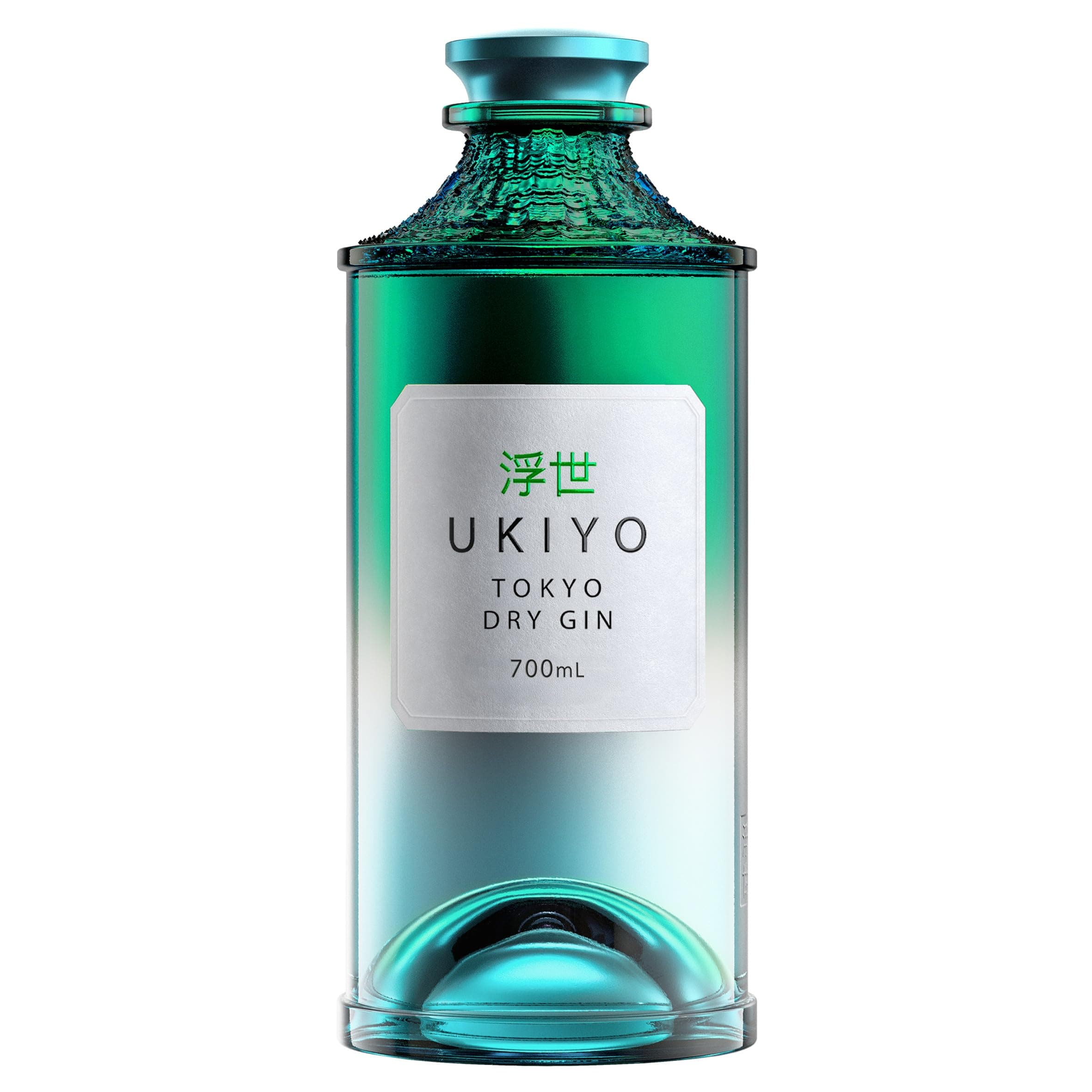 UKIYO Tokyo Dry | Japanese | Craft | Gin | Classic | Yuzu, Milan and Sakura | Distilled with 5 native Japanese botanicals | 40 Percent ABV | 70 cl