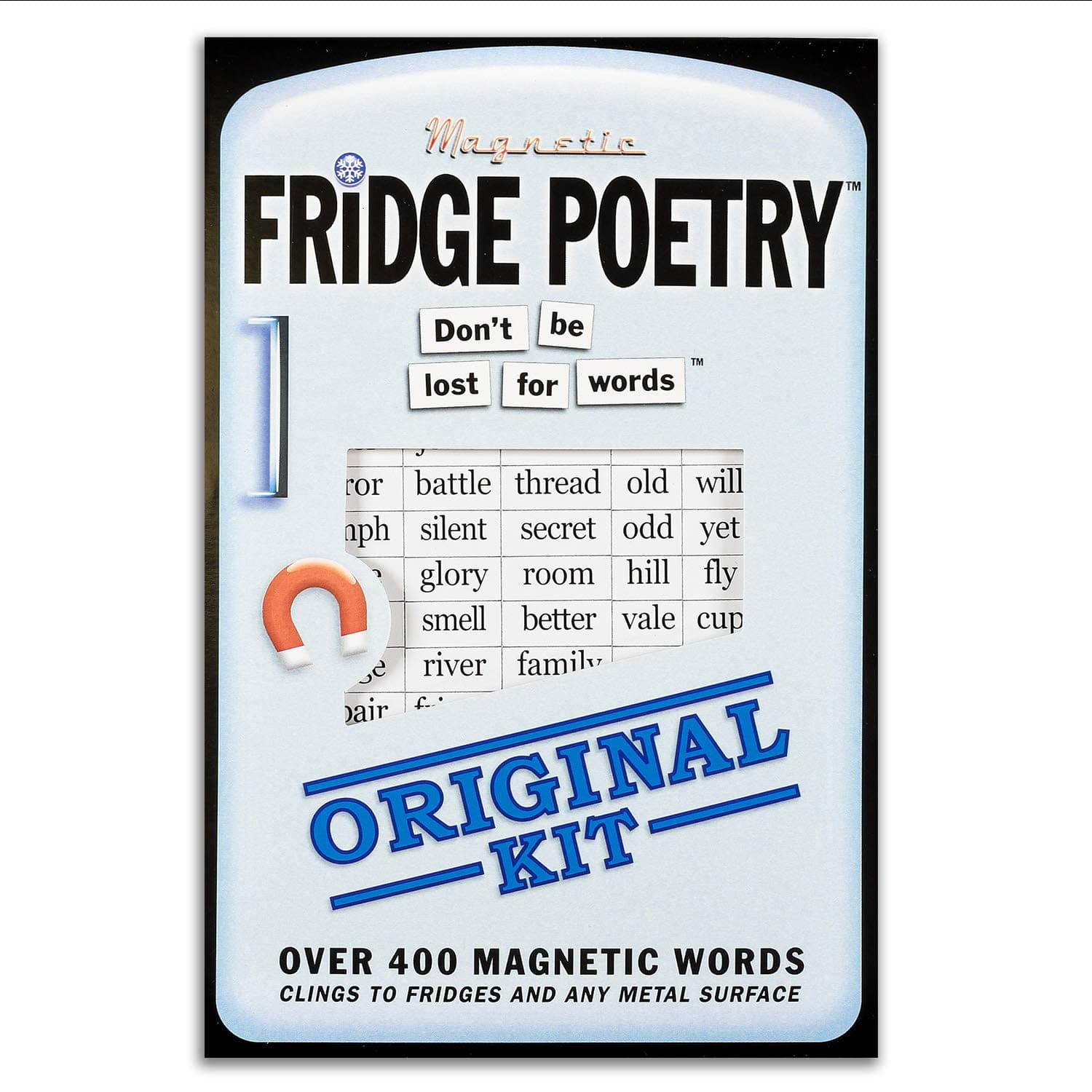 TMS Fridge Poetry | Magnetic Words - Novelty Words, Gift, Present, Poem, Muse, Magnet (Original I)