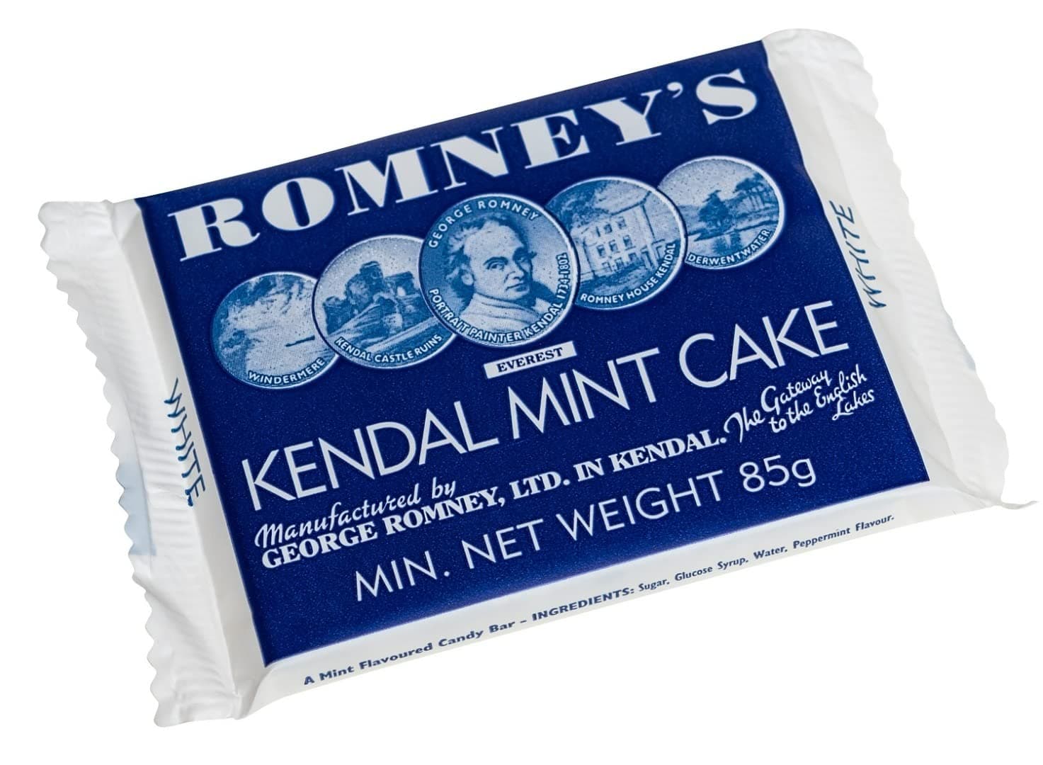 Romney's of Kendal Mint Cake 3 oz / 85g Pack of 40