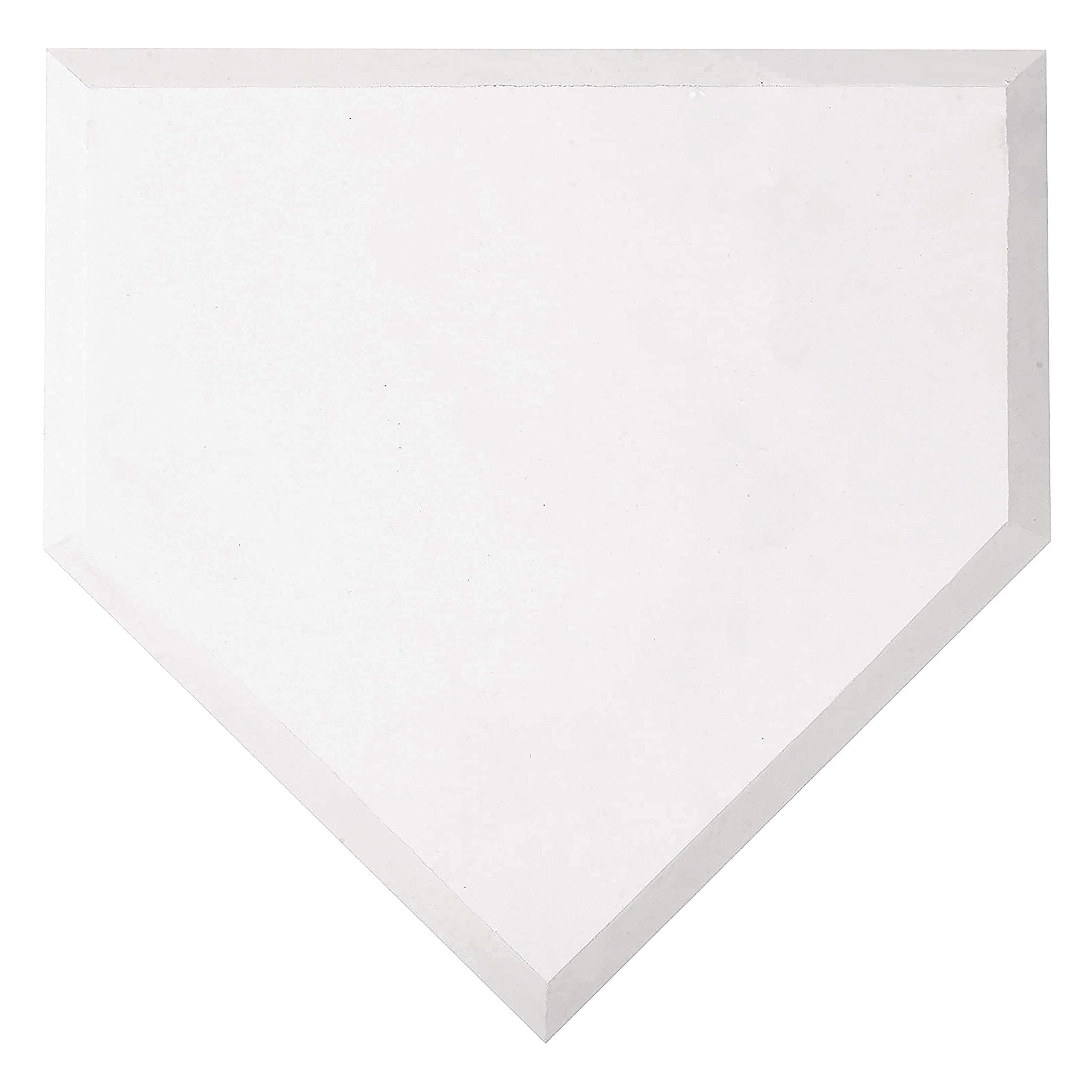 Home Plate - Baseball + Softball Rubber Home Plate - Portable Throw Down Base for Backyard Baseball, Softball, + Tee Ball