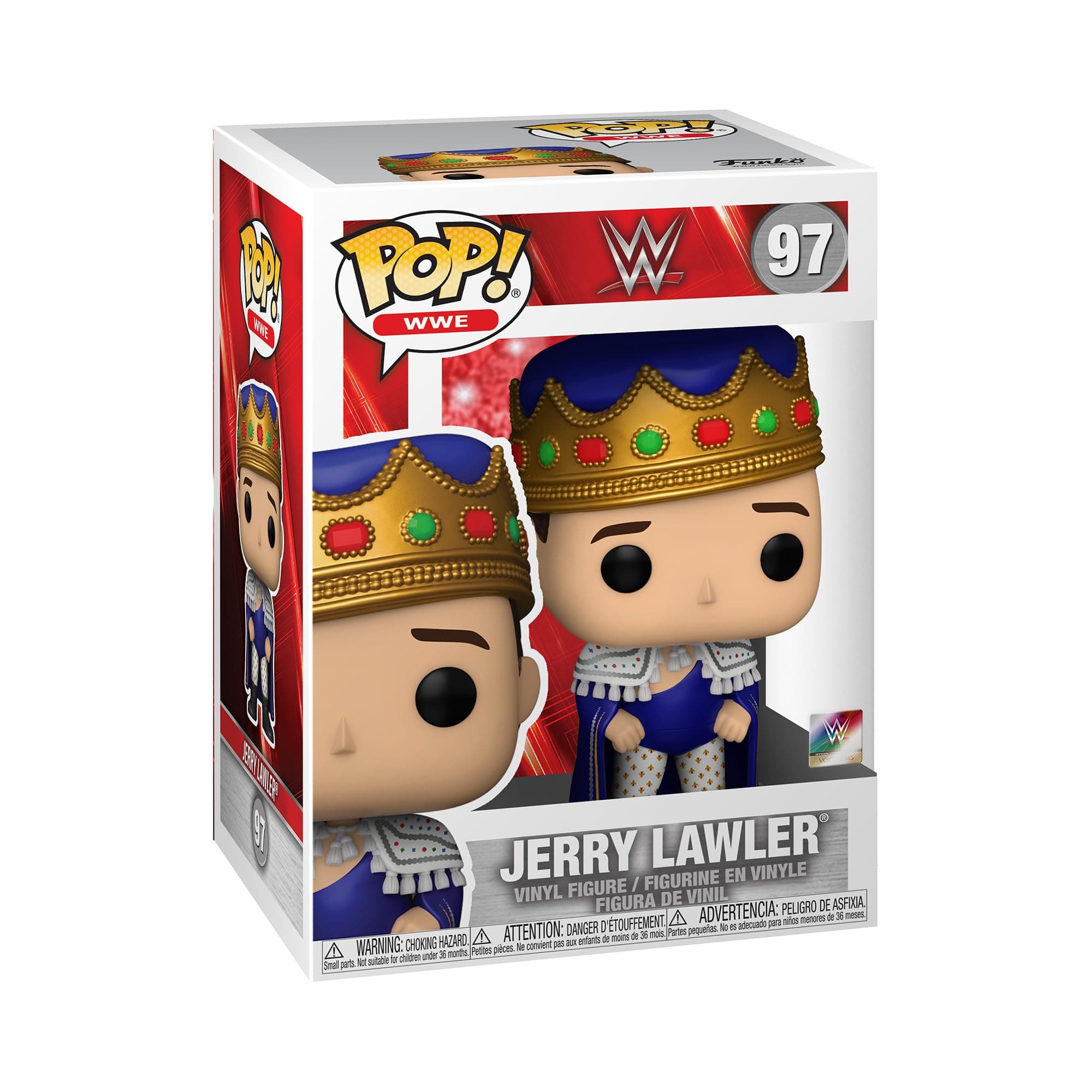 POP! WWE: Jerry Lawler - Metallic - Collectable Vinyl Figure - Gift Idea - Official Merchandise - Toys for Kids & Adults - Sports Fans - Model Figure for Collectors and Display