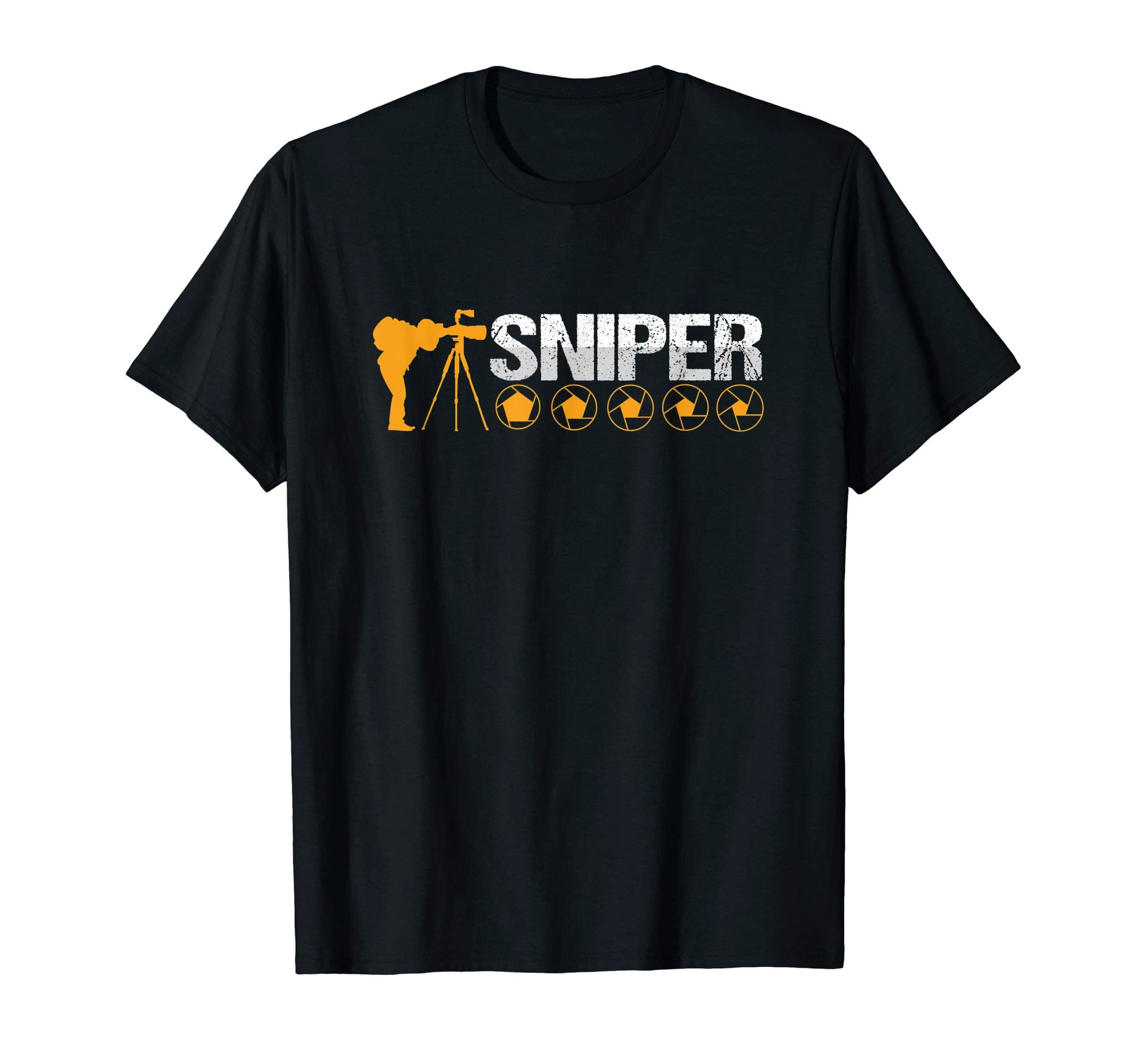 Sniper Photographer Cameraman Shutterbug Photography T-Shirt