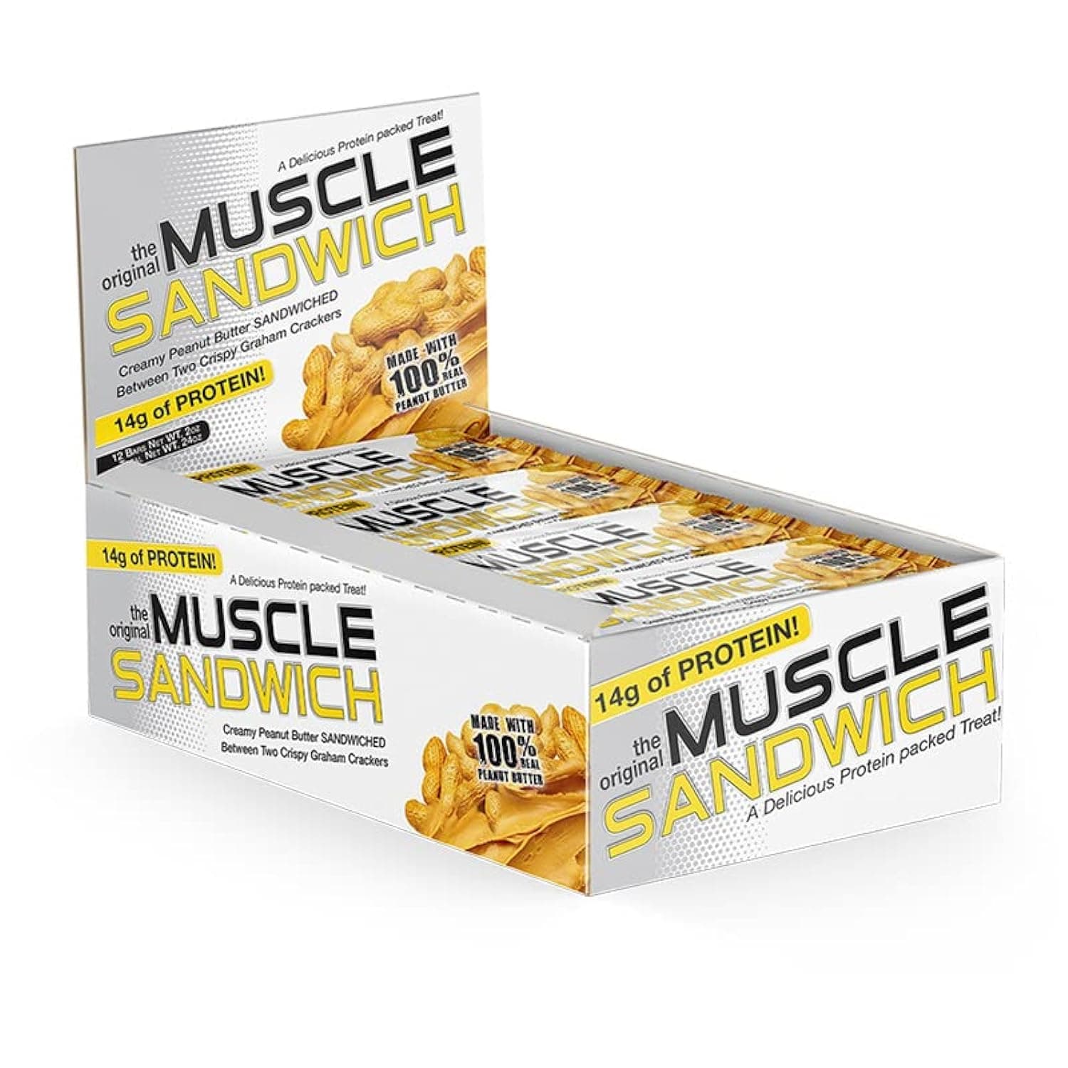 The Gym Keg Muscle Sandwich Original Protein Bar (12pieces In box)(12 X 56g)672g