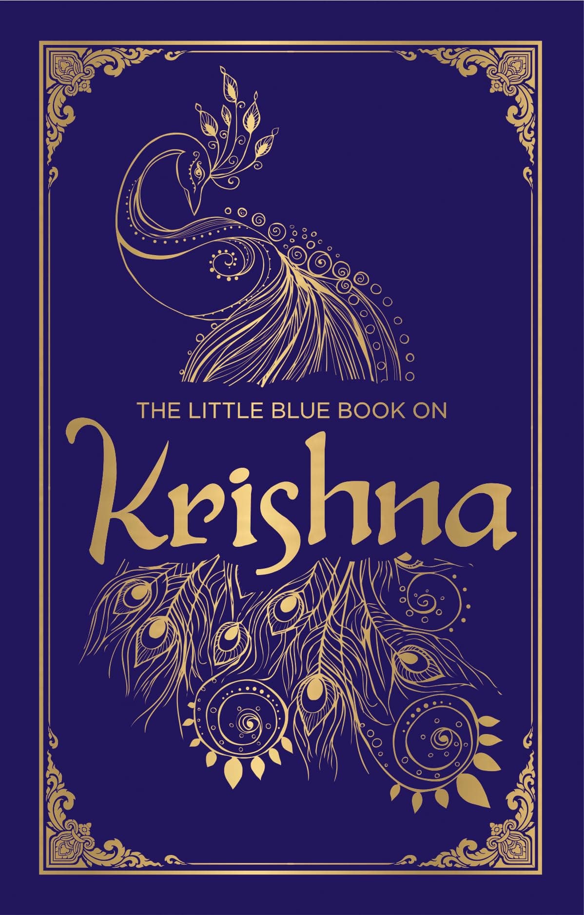 The Little Blue Book On Krishna (Deluxe Silk Hardbound)