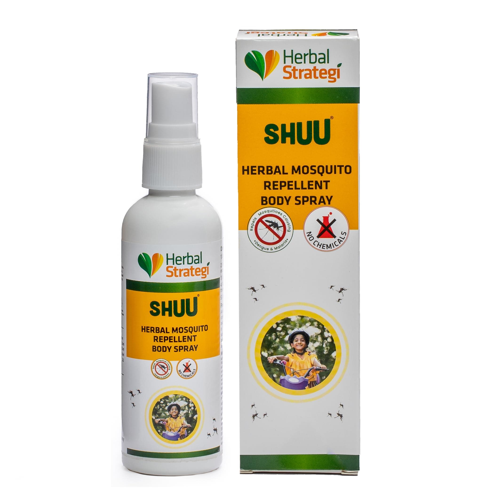 Herbal Strategi Mospray Herbal Mosquito Spray, 100Ml