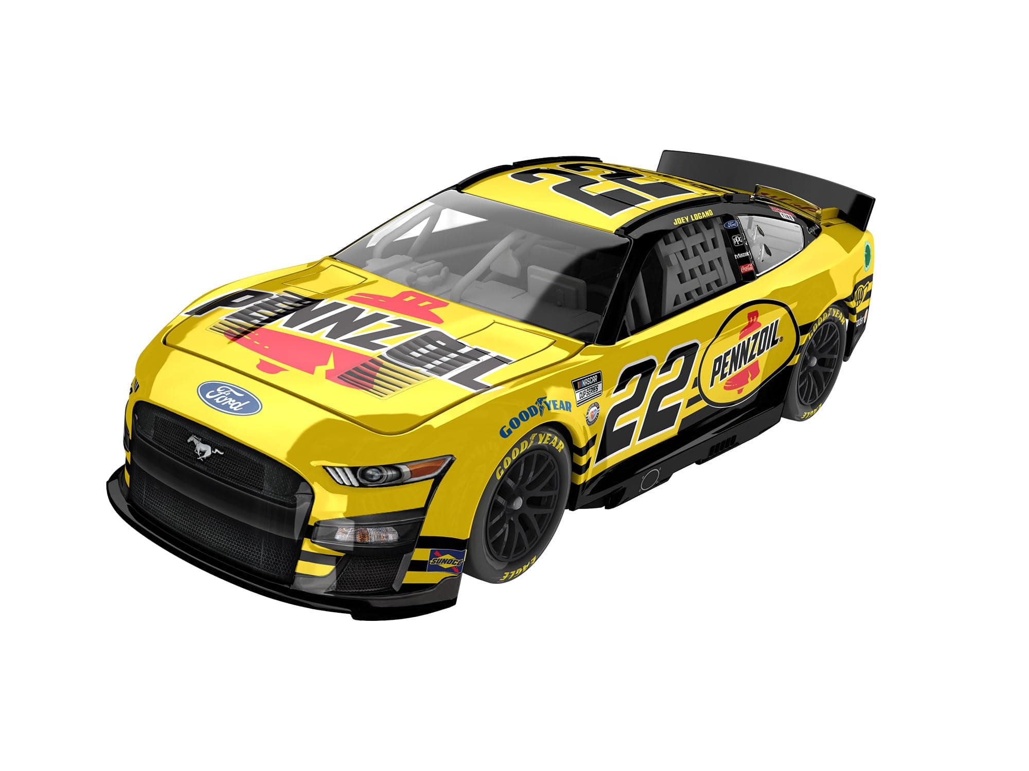 Lionel Racing NASCAR Authentics Joey Logano 2023 Pennzoil No. 22 1:64 Scale HT Die-cast Car