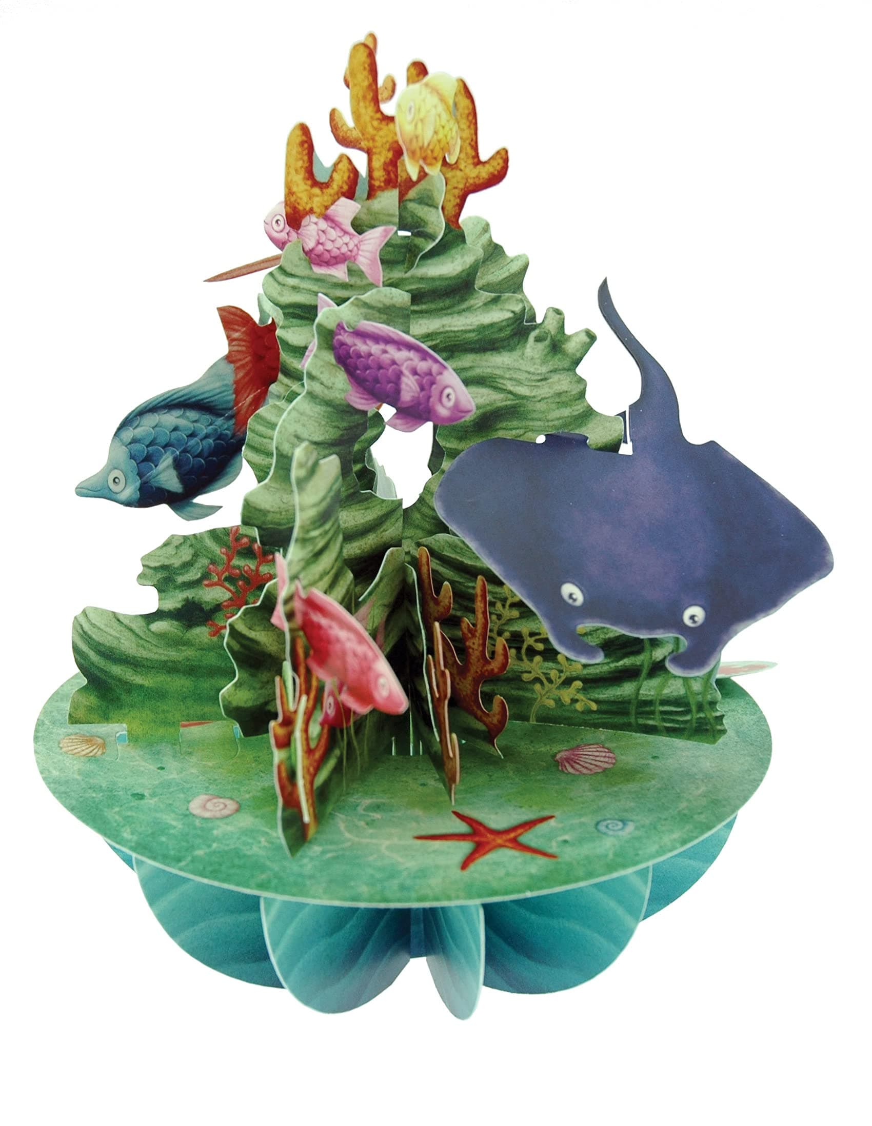 Santoro 3D Pop-Up Greeting CardSea Animals.