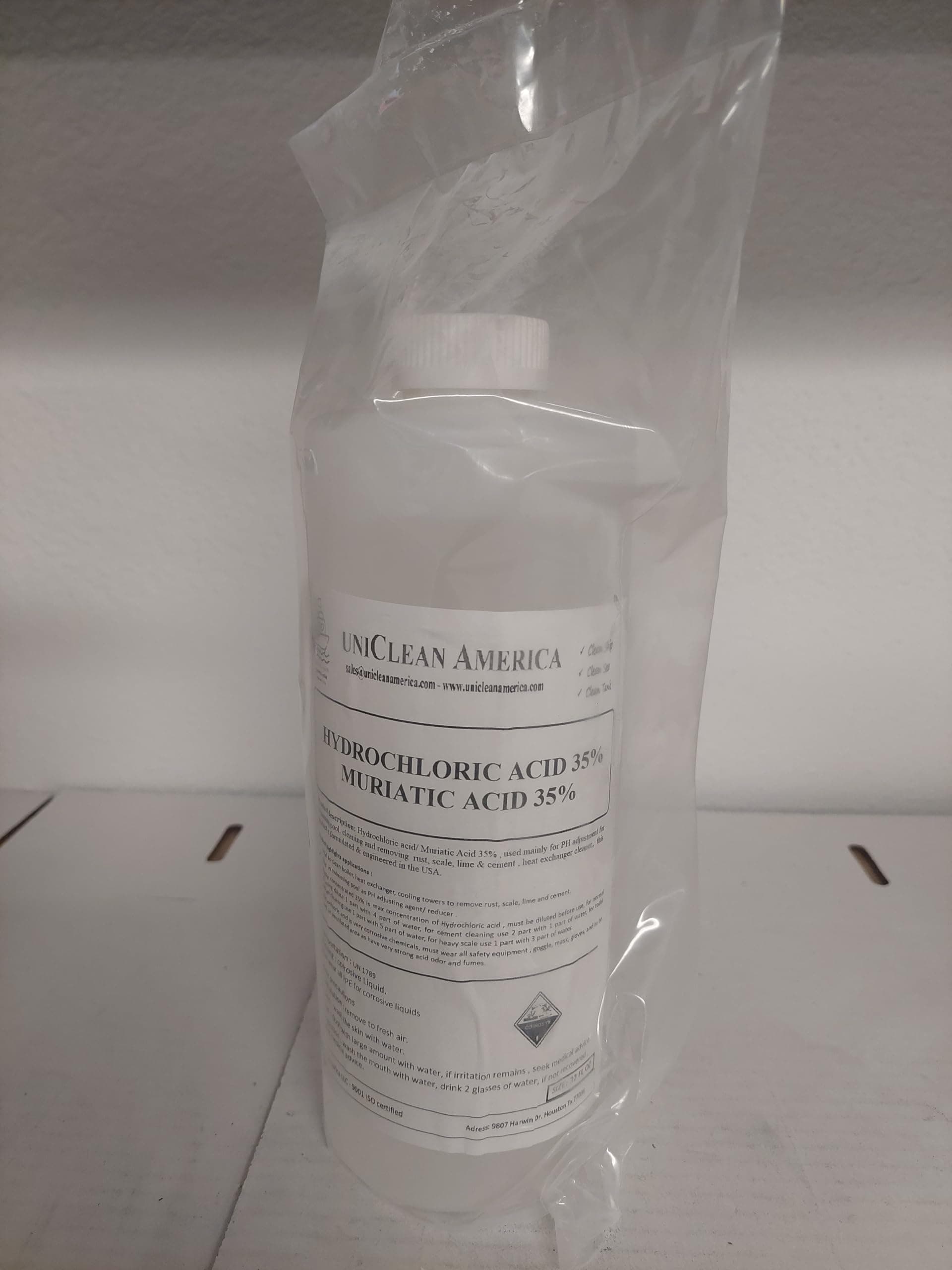 Muriatic Acid/Hydrochloric Acid (32oz, 35%)