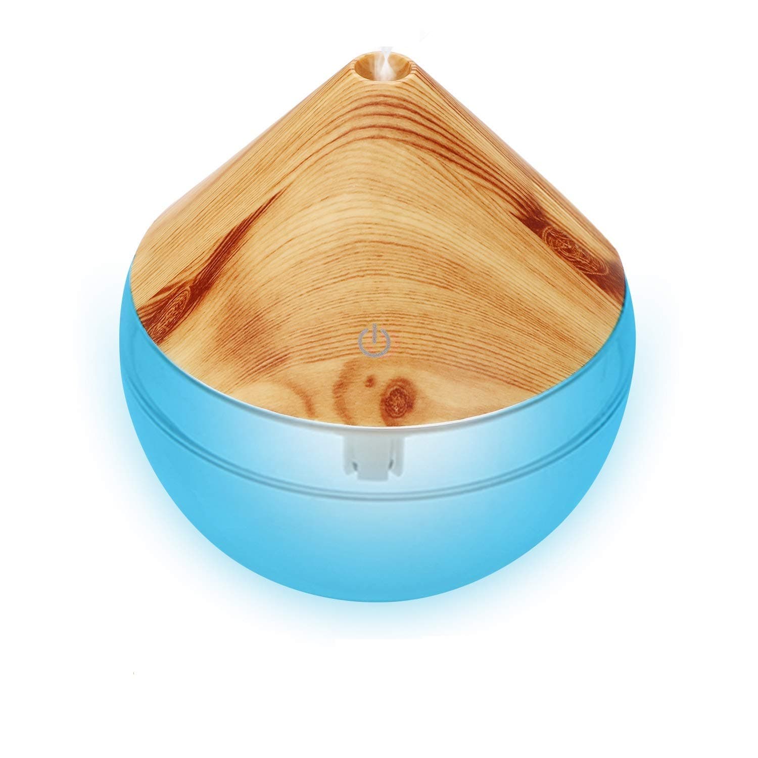 Yikaich,Humidifier, Mini Air Humidifier, with Cool Mist Waterless Auto Shut-off, Ultrasonic Humidifier Portable, with 7 Colour Changing Led Lights（300ml Pack）