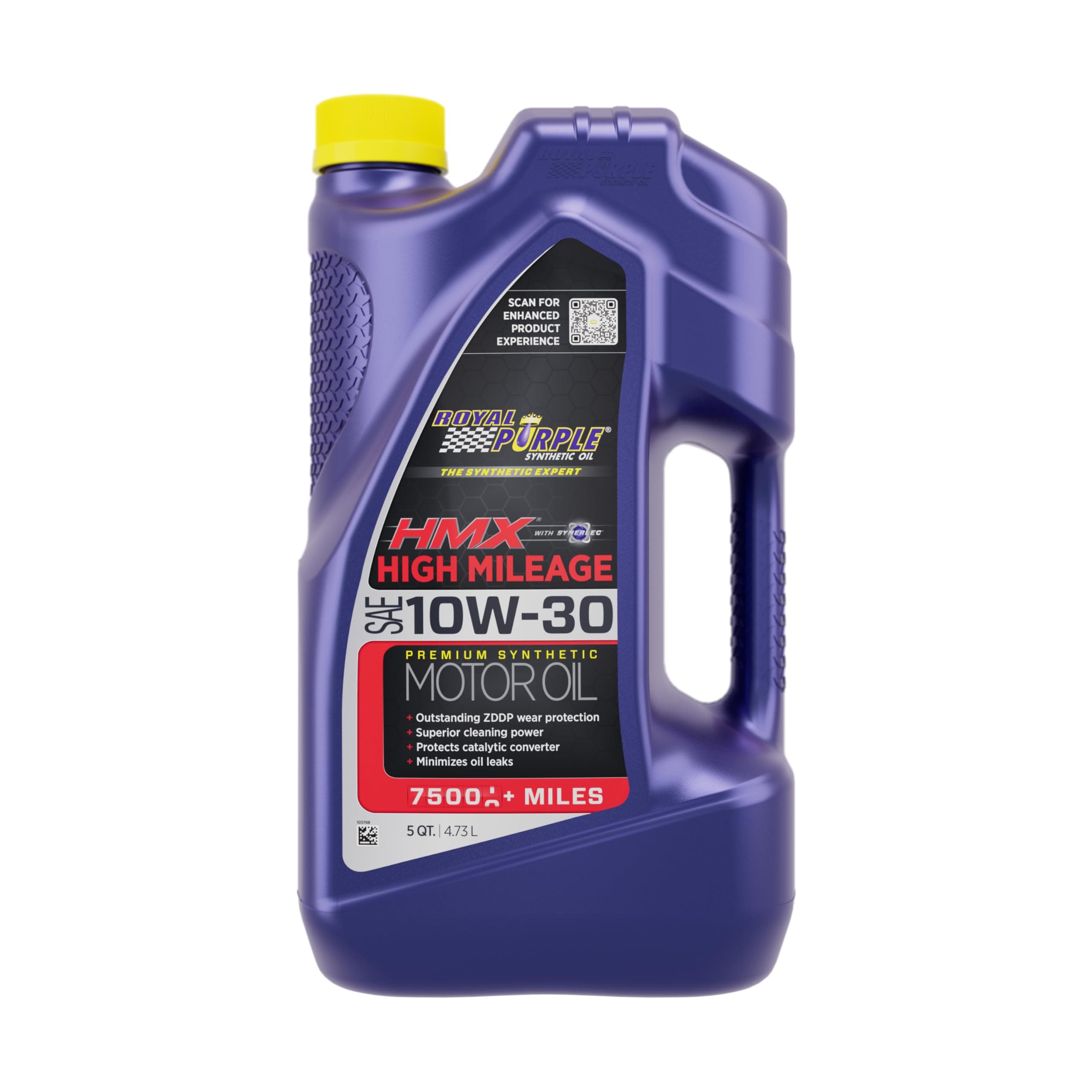 Royal Purple 11750 HMX SAE 10W-30 High-Mileage Synthetic Motor Oil - 5 qt., Model:ROY11750