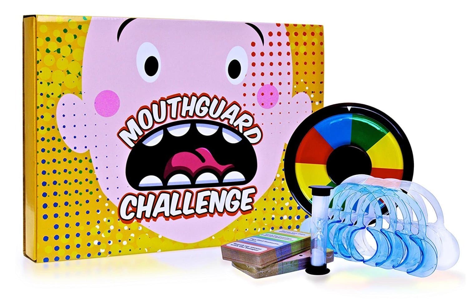 Simply Addictive Games Family Mouth Guard Game - The Family Edition Mouthpiece Challenge (Ages 10+)