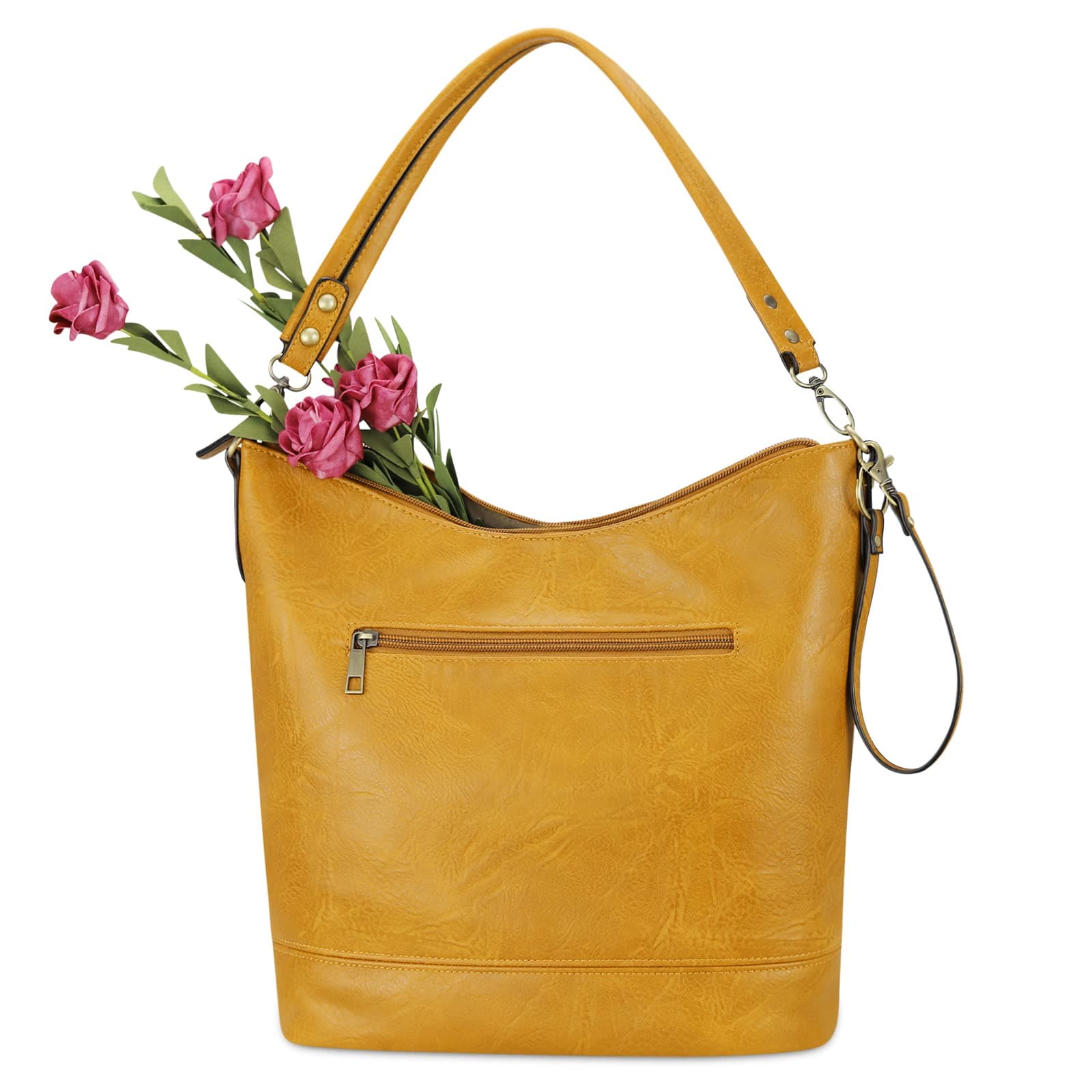 FUKUYINTote Handbag Shoulder Bag for Women Commuting - PU Soft Leather Hobo Bag Womens Purses - Ladies Large Crossbody Purse