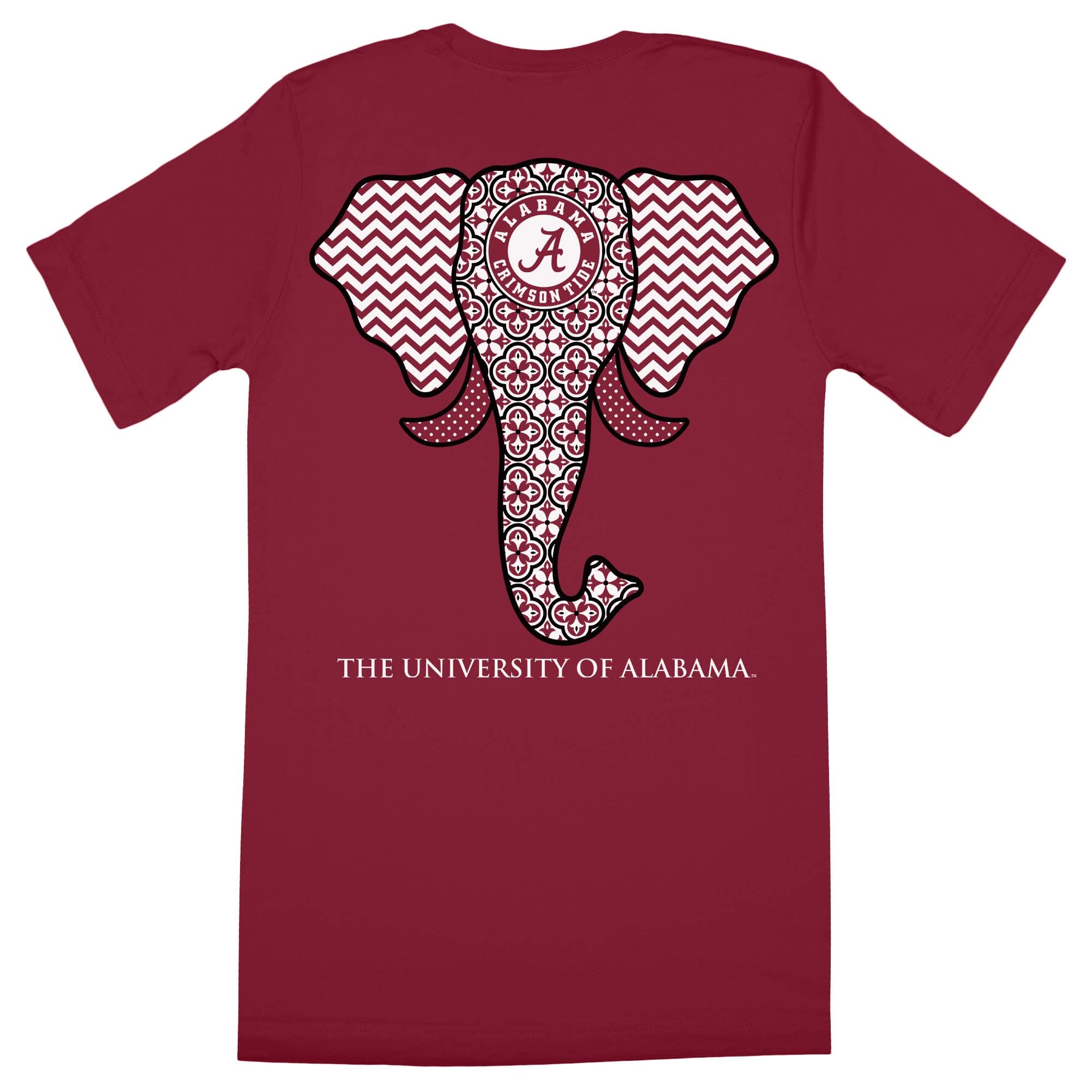 Southern CoutureAlabama Crimson Tide Elephant Women's Classic Fit T-Shirt