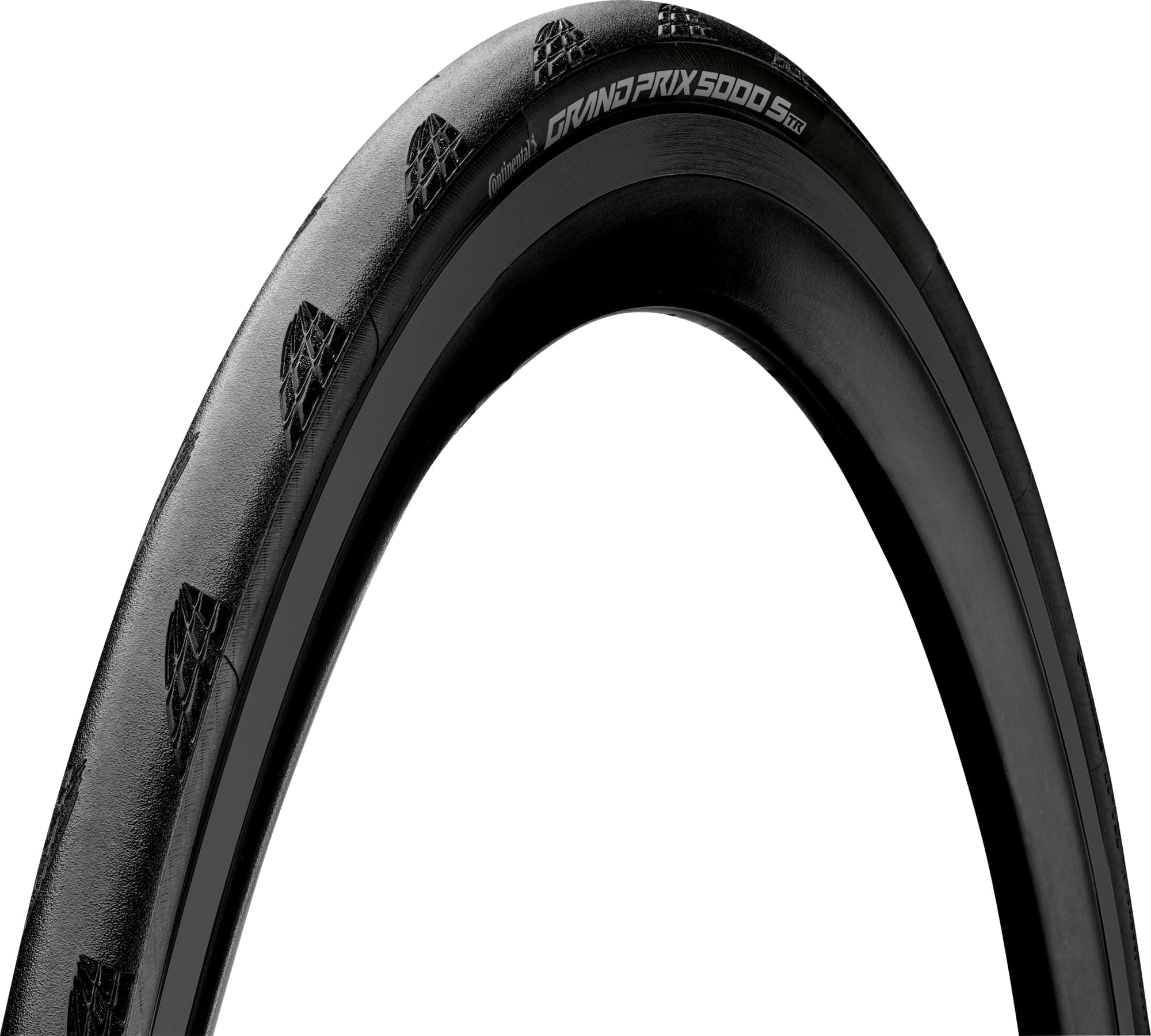 Continental Grand Prix 5000S Road Bike Tyres with BlackChili Compound, Lazer Grip and Vectran Technology | Tubeless Ready Allrounder Bicycle Tyre | Versatile Road and Track Cycle Tyre