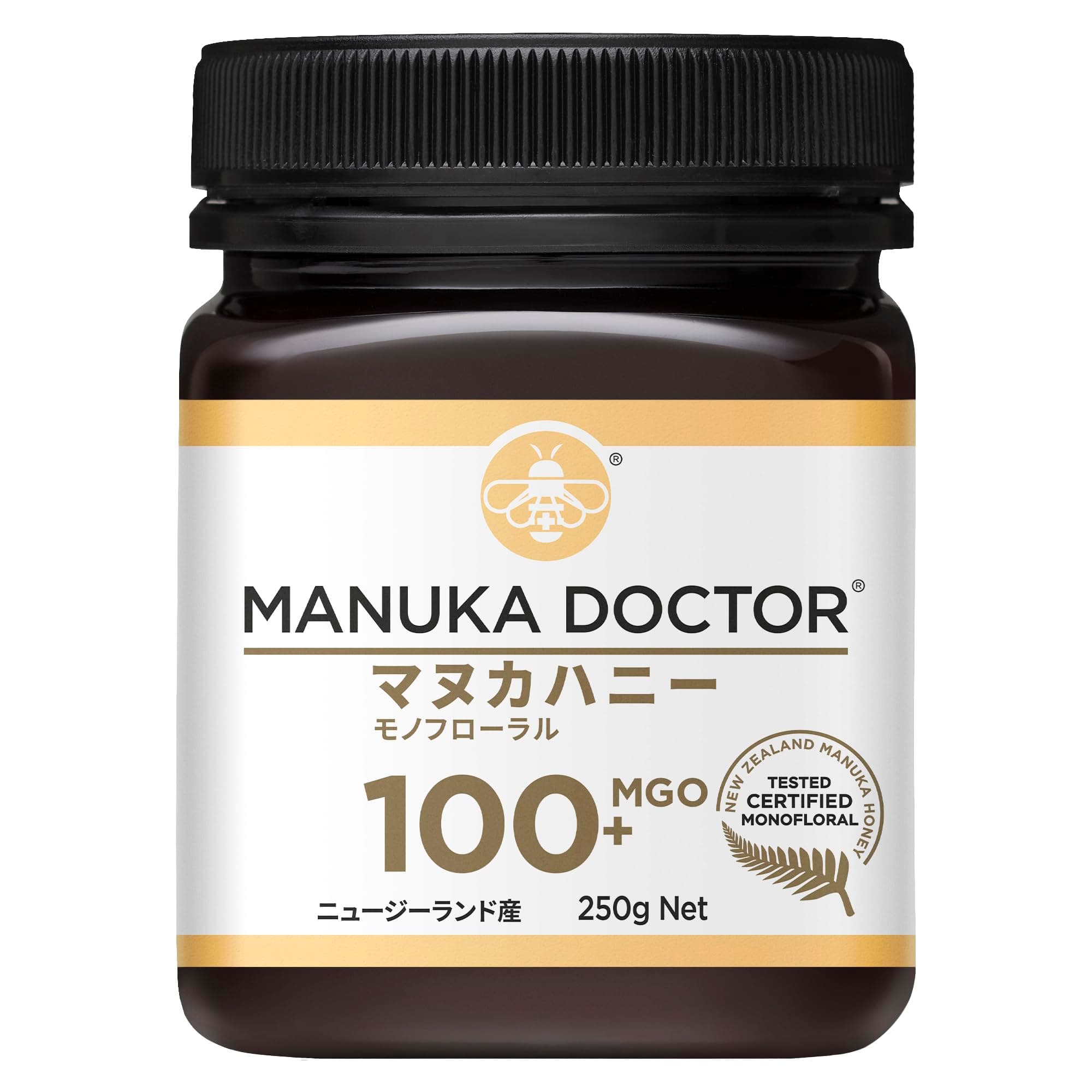 Mgo100+ Manuka Honey, 8.8 oz (250 g), Authentic, New Zealand Honey, Strong, Authentic