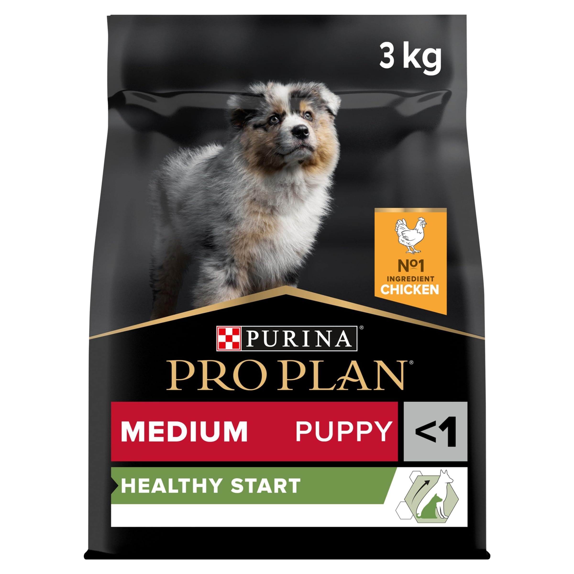 Optistart Chicken Dry Food for Medium Puppy 3 kg