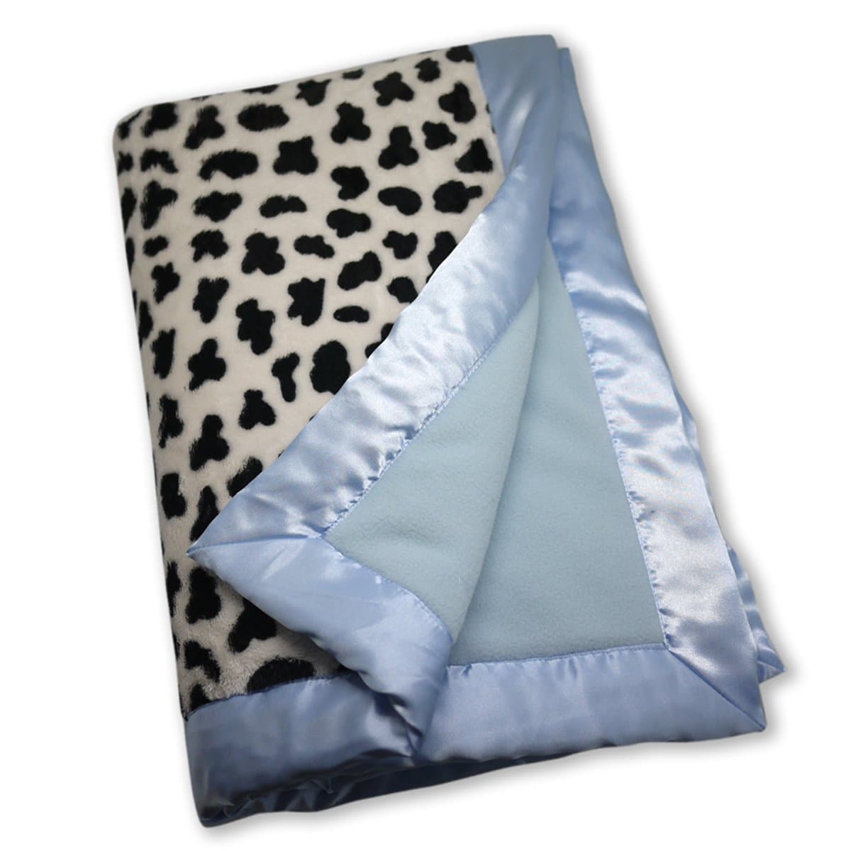 The Babymio Collection Blanket, Mooky The Cow Blue