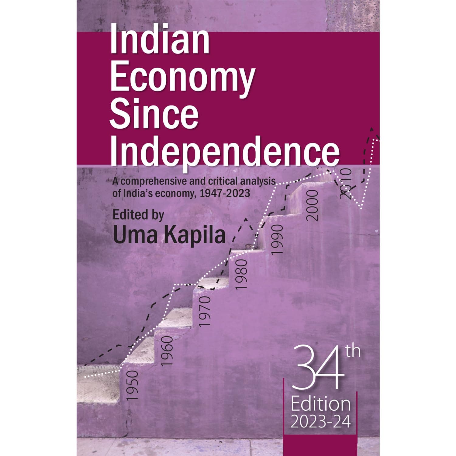 Indian Economy Since Independence 34th Edition 2023-24