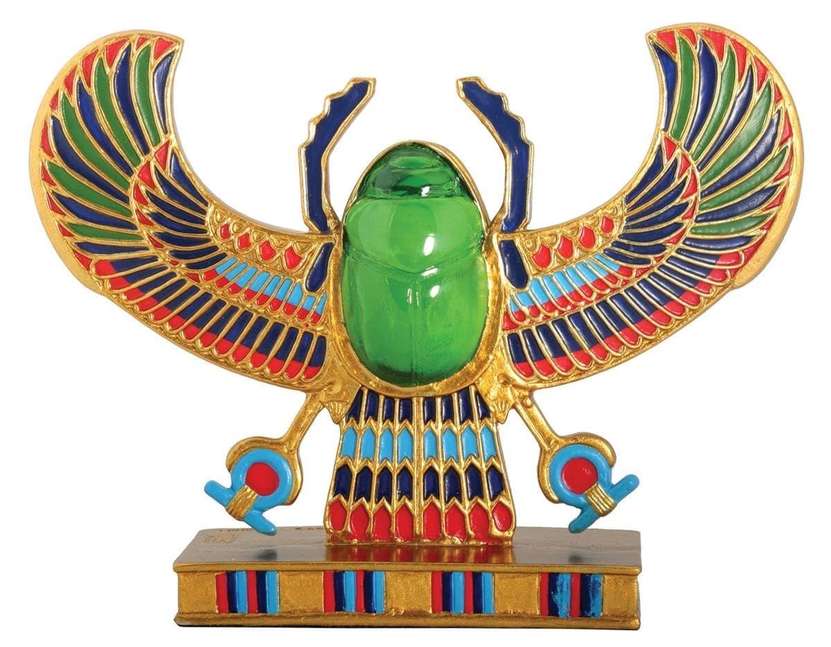 Egyptian Winged Scarab Collectible Ancient Egypt Figurine