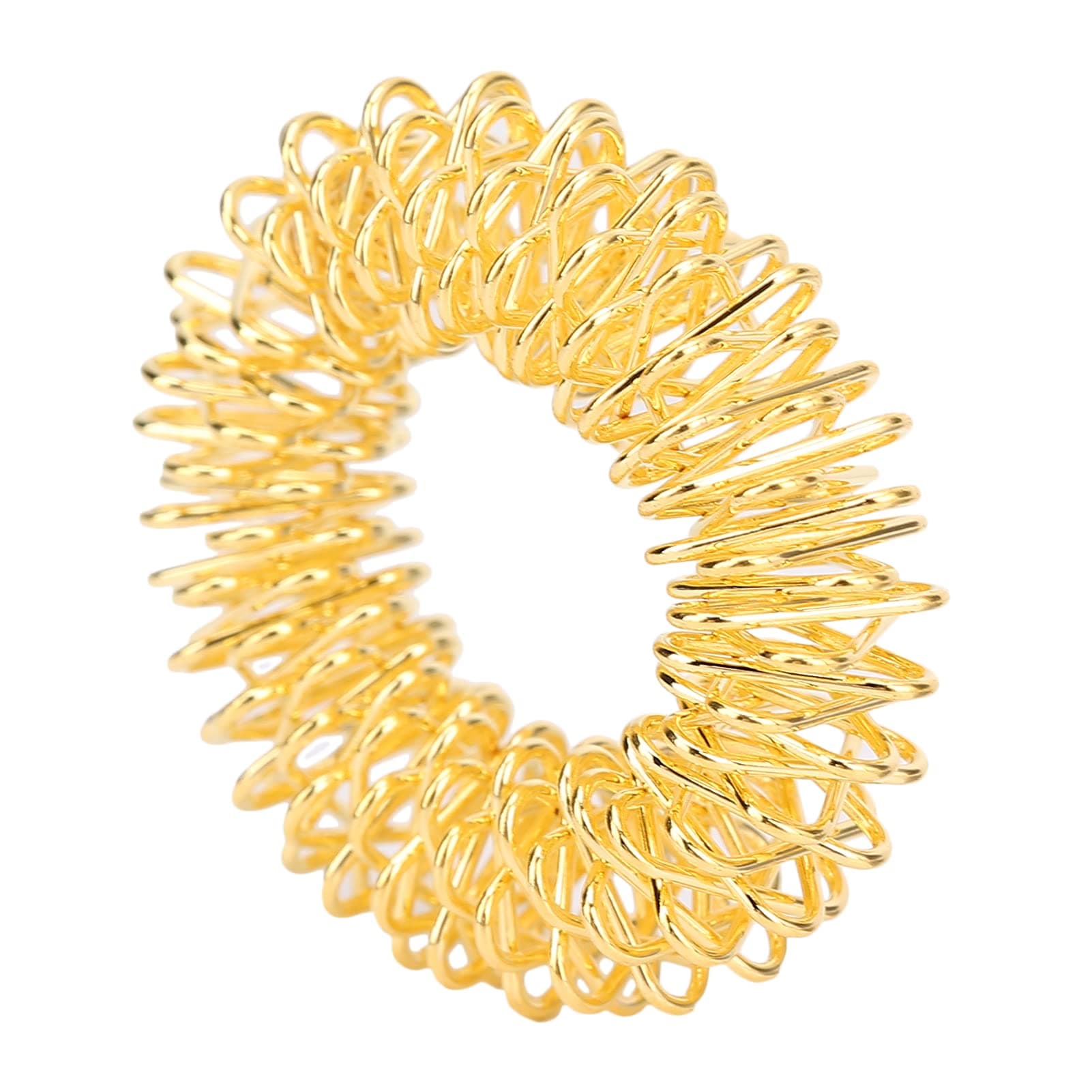 POMKFidget Spiky, Sensory Rings Relief the Pain Strengthen for Fingers(gold)