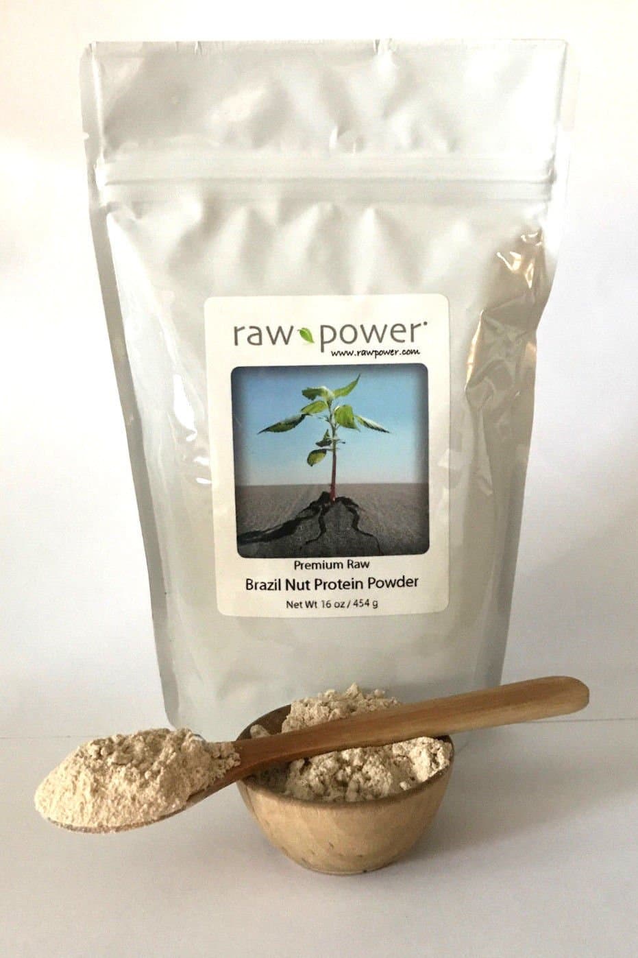 Raw Power Brazil Nut Protein Powder, Premium, Brand (16 oz)