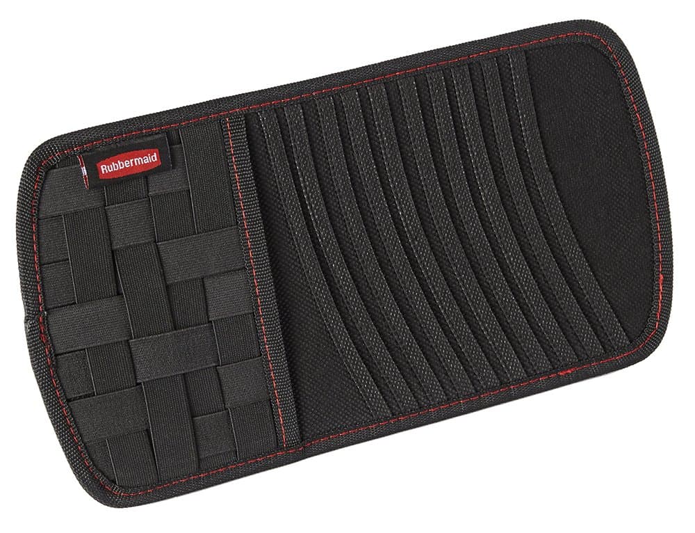 Rubbermaid Automotive Sun Visor Car Accessory: CD/DVD/Blu-ray Disc Storage Organizer with Elastic Grid