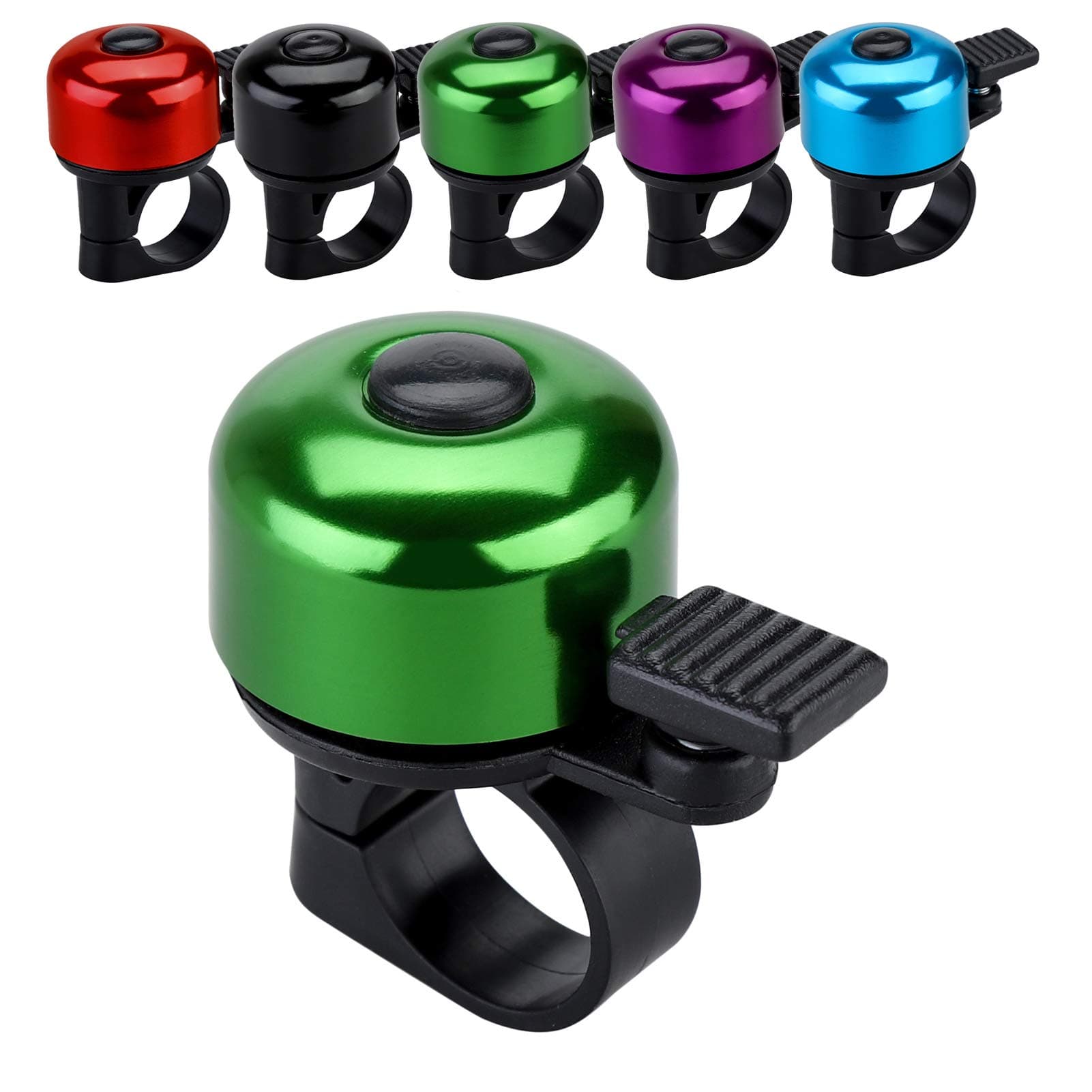 Bike Bell Bicycle Bell with Loud Crisp Clear Sound, Road and Mountain Bike Bell Adults Kids(8 colors)