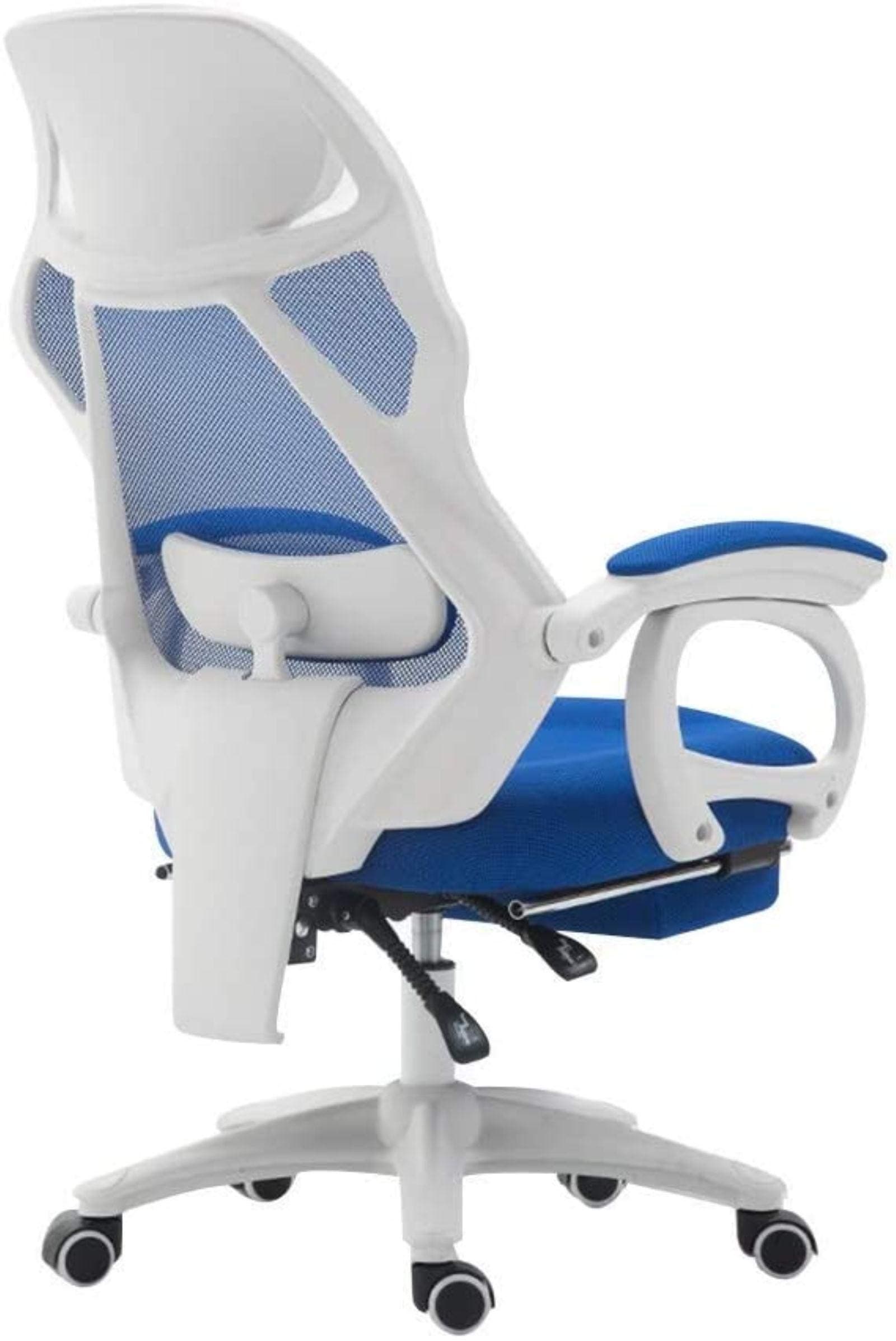 Office Chair Gaming Chair comter Chairs Office Chairs for Home Swivel Chair Comter Chair,Lifting Rotation Reclining with Footrest Staff Learning Chair (Color : Green) (Blue)