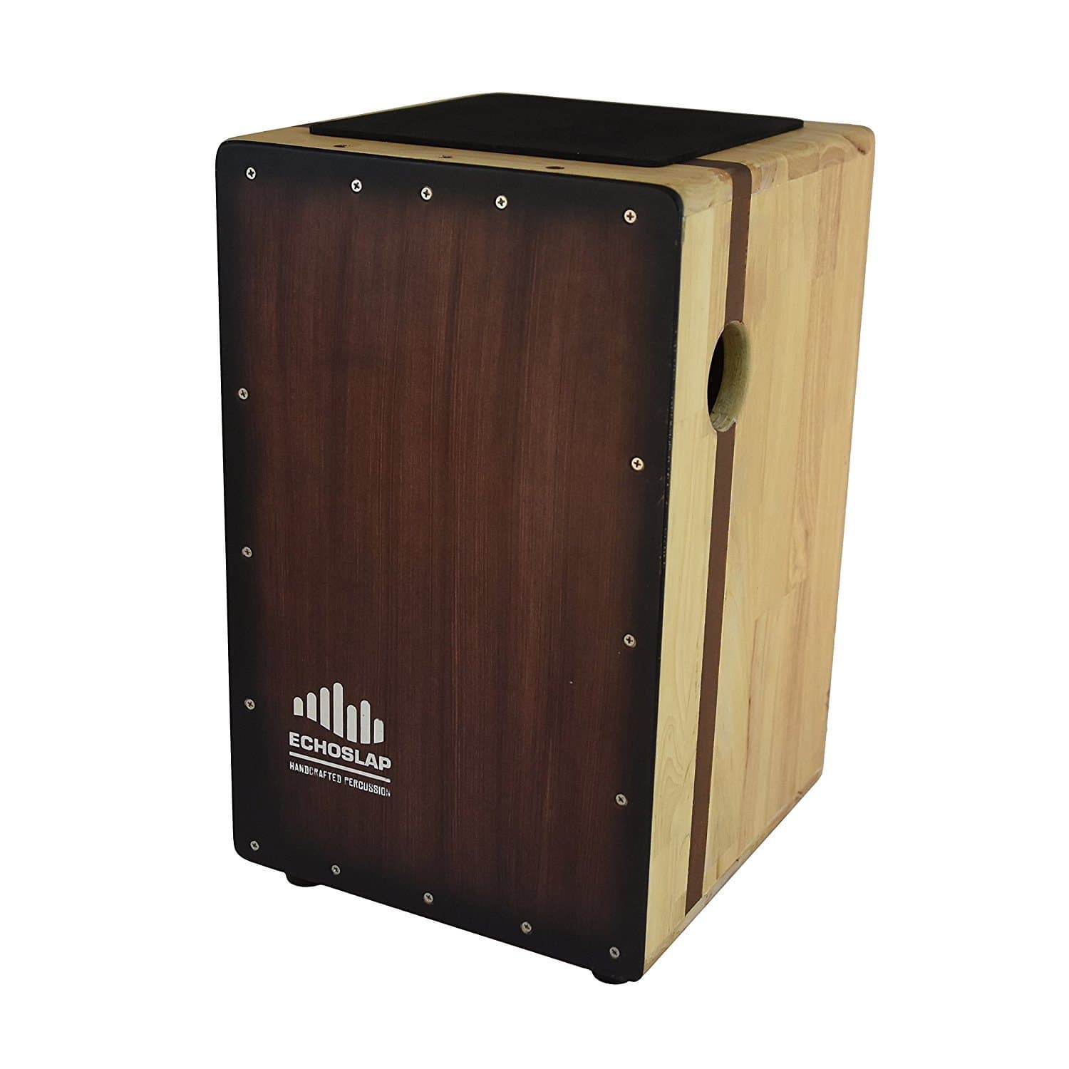 Solid Siam Oak Bass Cajon -Vintage Dark, Deep Bass Tones, 3 Snare Wires for Crisp Buzz - SO401-VD