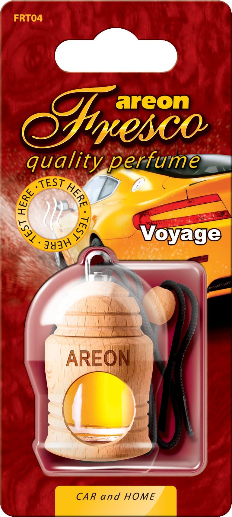 Areon FRESCO!!! Voyage car scent. One piece. Enjoy your enviroment