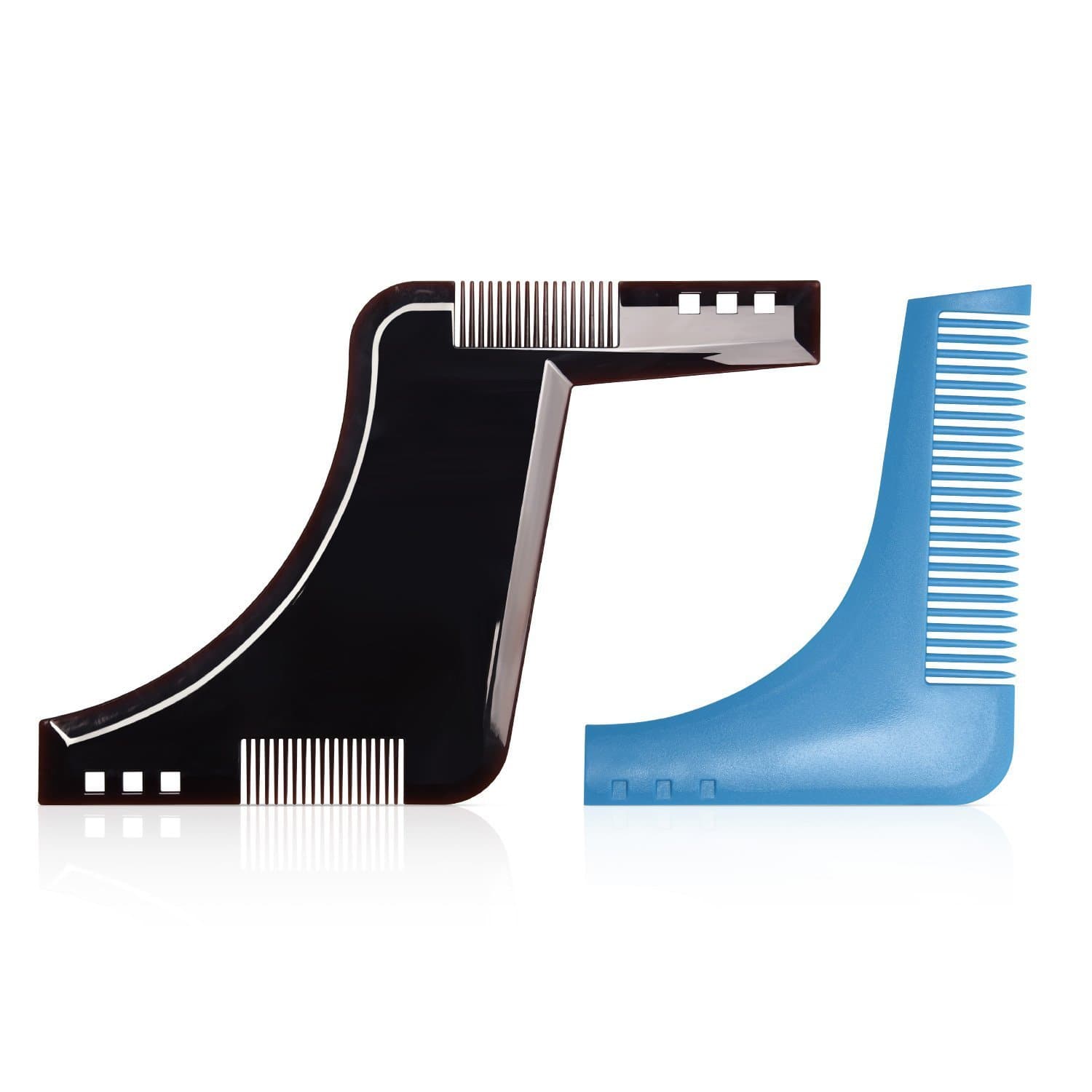 Beard Styling and Shaping Template Comb Tool Beards Facial Hair Trimmer for Jaw Line