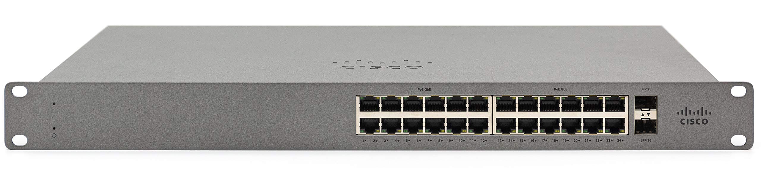Cisco Meraki Go - 24 Port POE Switch - UK Power