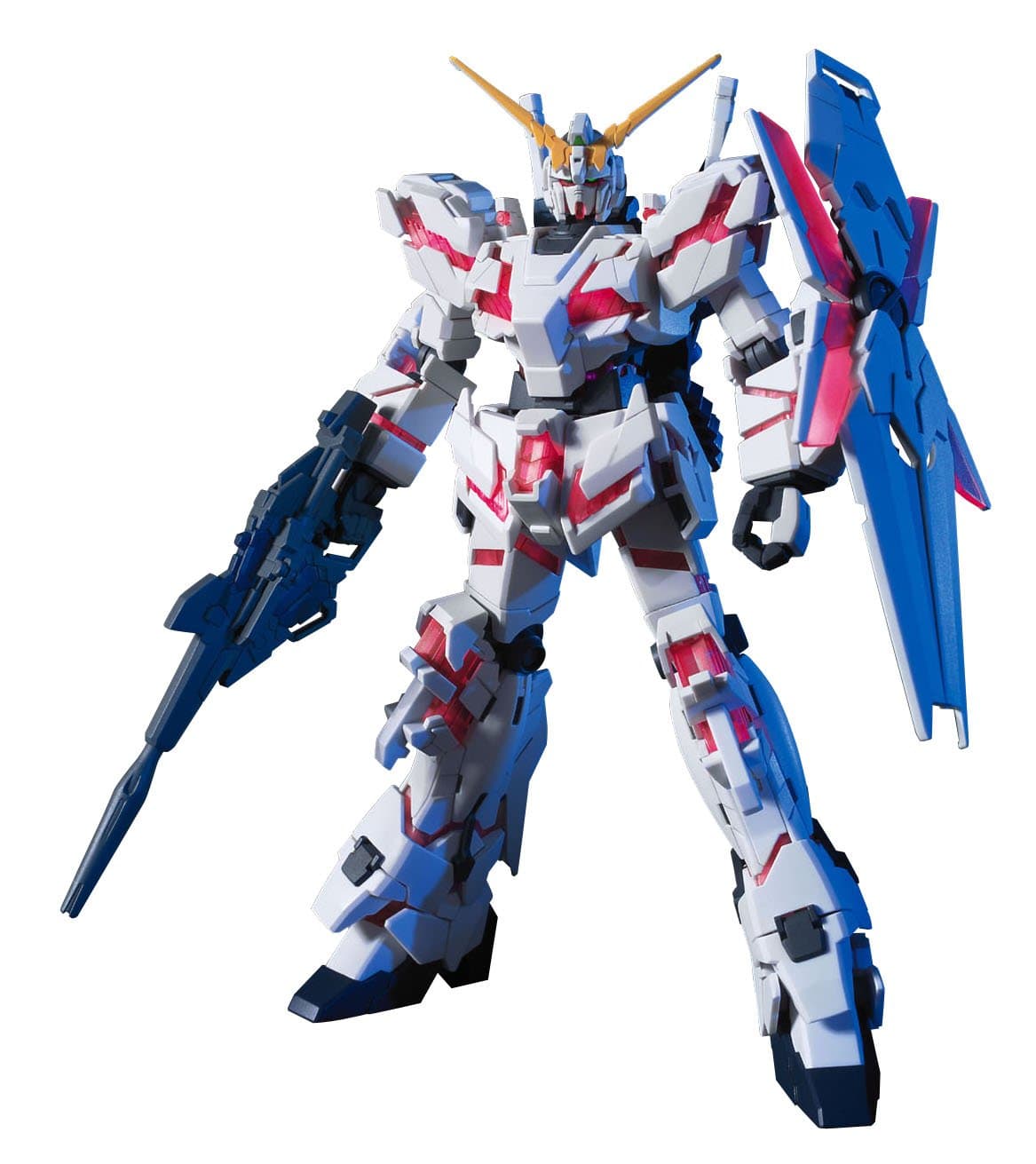 BANDAI SPIRITS Hobby - Gundam UC - #100 Unicorn Gundam (Destroy Mode), HGUC 1/144 Model Kit