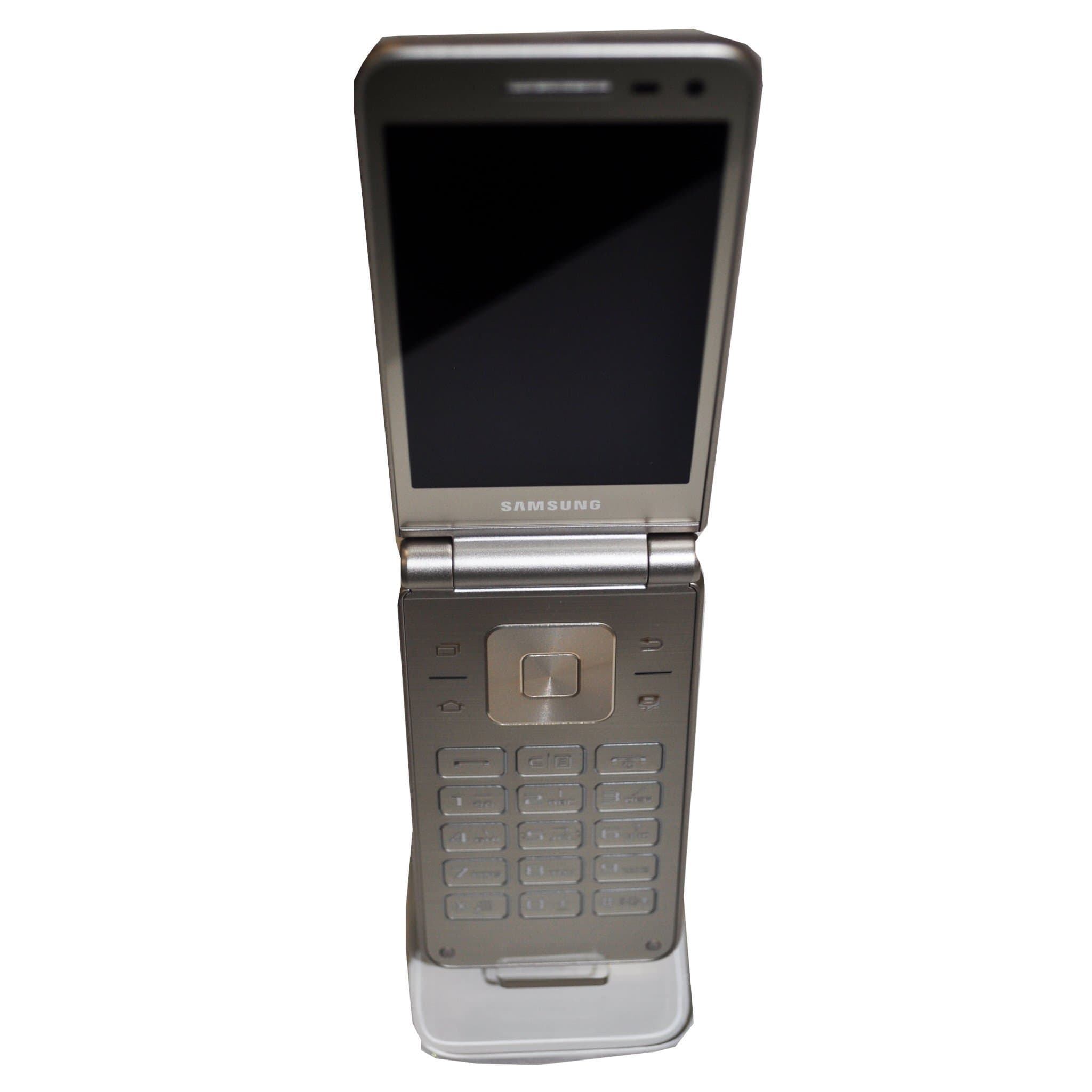 Samsung Galaxy Folder 2 16GB 3.8-Inch Factory Unlocked Android Flip Smartphone - Gold