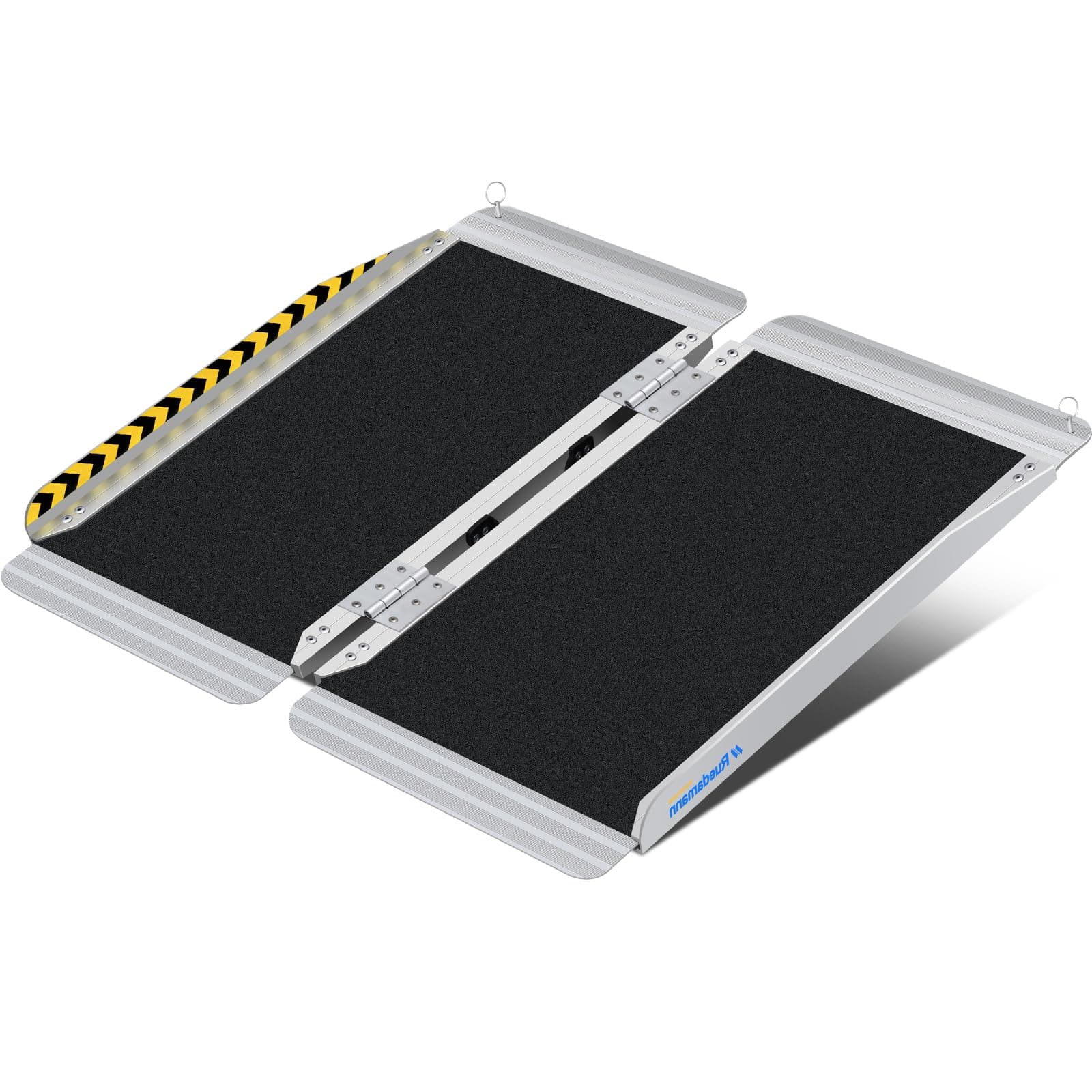 Ruedamann 2 Feet X 30.3" Portable Wheelchair Ramp, Ramps for Wheelchairs for Home with Handle, Wheel chair Ramps for Home Steps, Doorways, Entry, Stairs, Curbs, Porch, Scooters, warehouse trolley cart