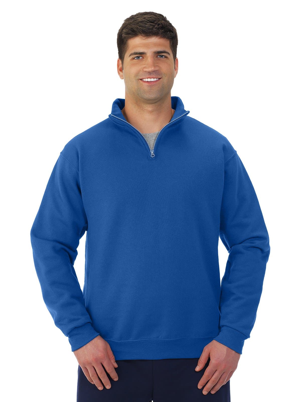Jerzees 995MR NuBlend® Quarter-Zip Cadet Collar Sweatshirt