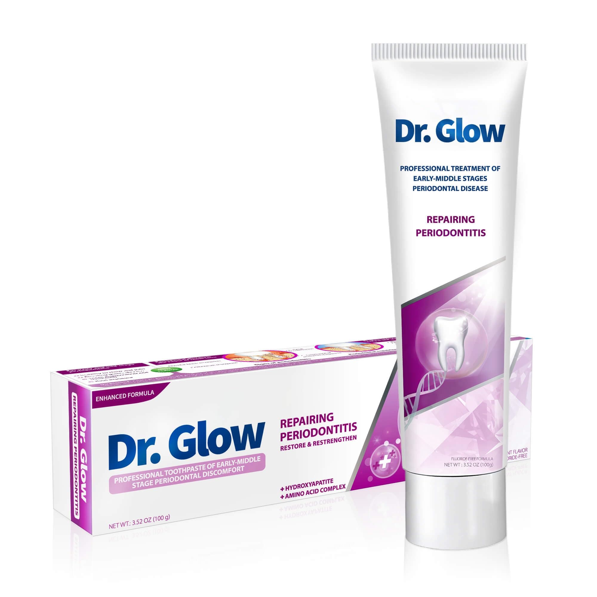 Gum Disease Treatment Toothpaste for Early & Mid Periodontitis, Gingivitis Treatment Gum Repair for Receding Gums, Periodontal Disease Treatment Hydroxyapatite Toothpaste Fluoride Free 3.52OZ