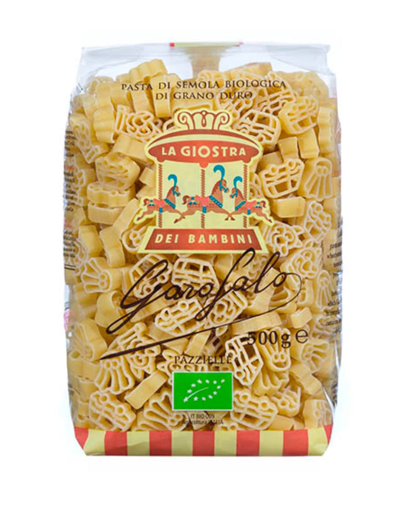 Garofalo Toy Shape Organic Italian Baby and Kids Pasta, 500g (Pack of 1)