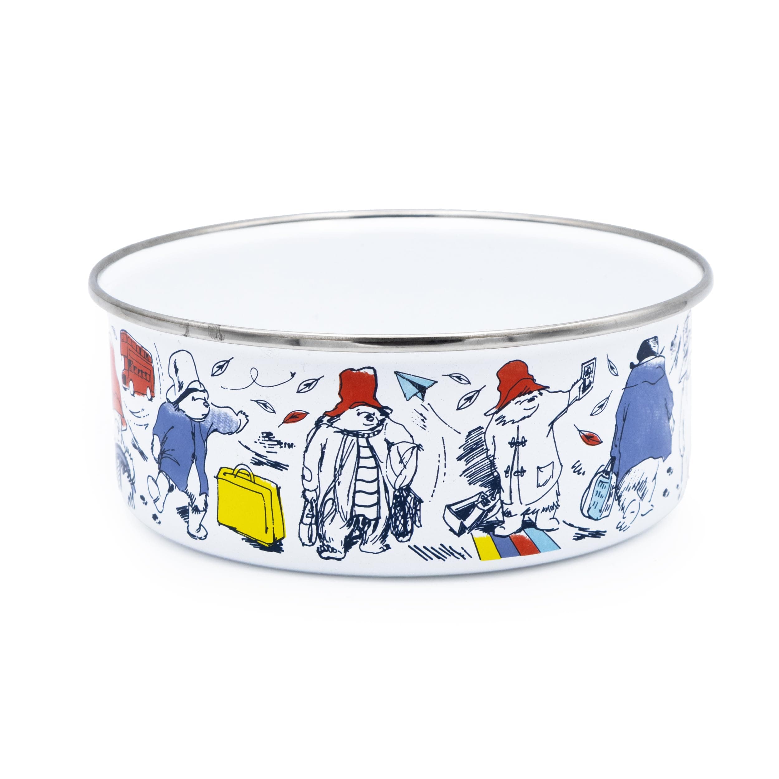 Robert Frederick Paddington Enamel Bowl | Classic Bear Design | Lightweight Durable Kids Bowl | Dishwasher Safe Gift for Paddington Fans