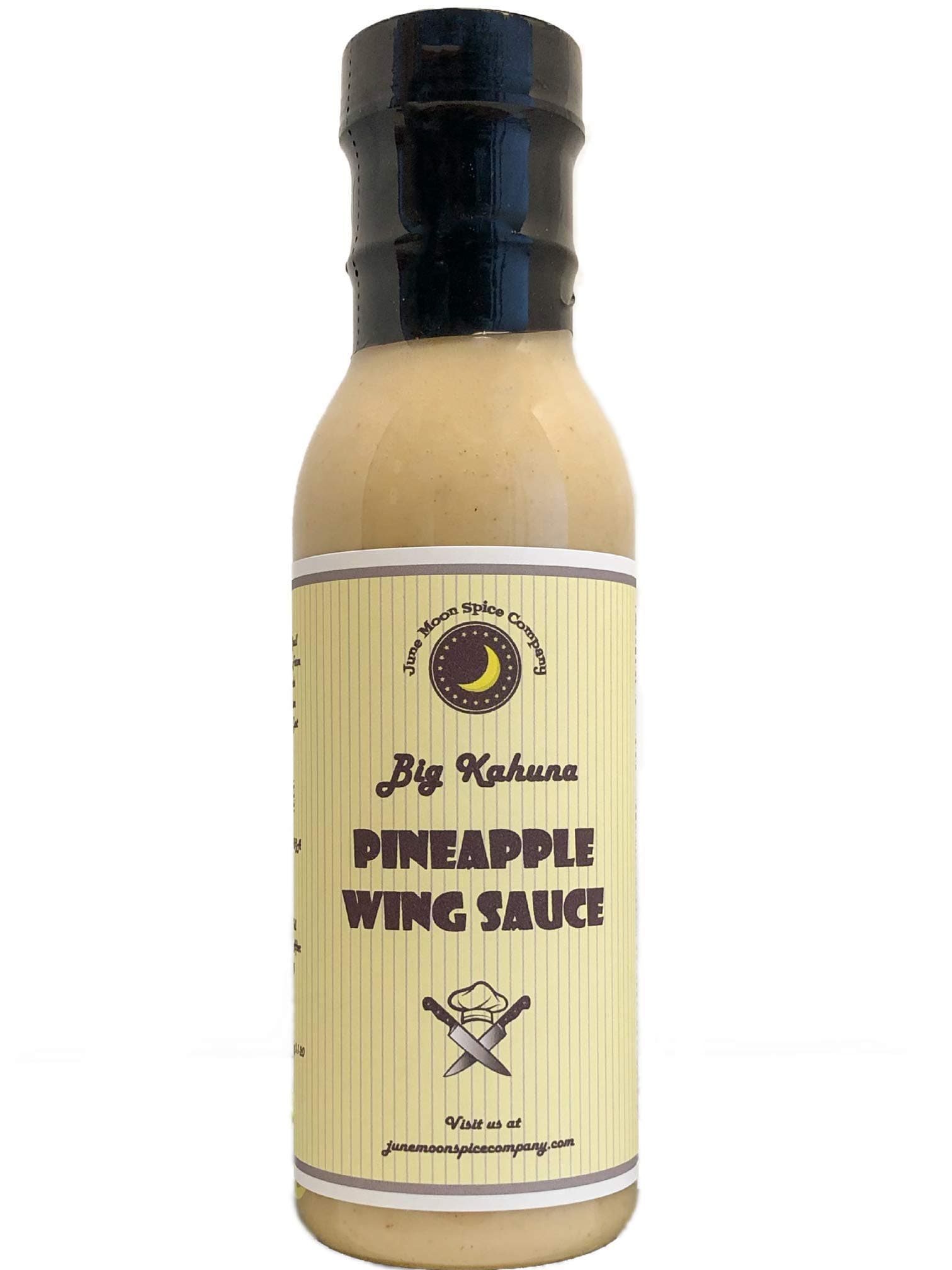 Big Kahuna Pineapple Sauce | Crafted in Small Batches | 12 fl. oz. Bottle with Flavor Lock Cap | Premium | Big Kahuna Pineapple Sauce – The Ultimate Flavor Companion for Your Culinary Adventures!