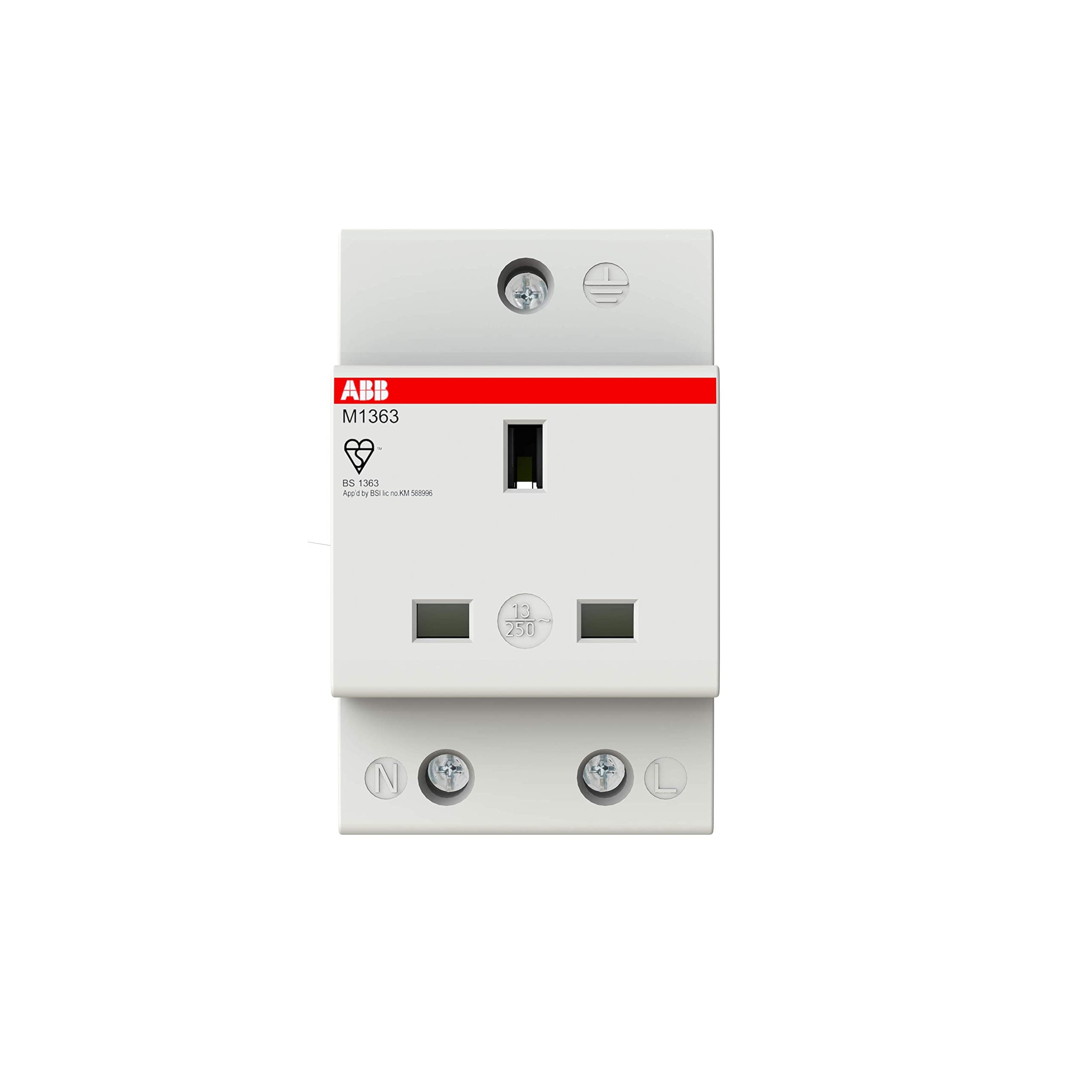 M1363 MODULAR SOCKET BRITISH STD 3 PIN