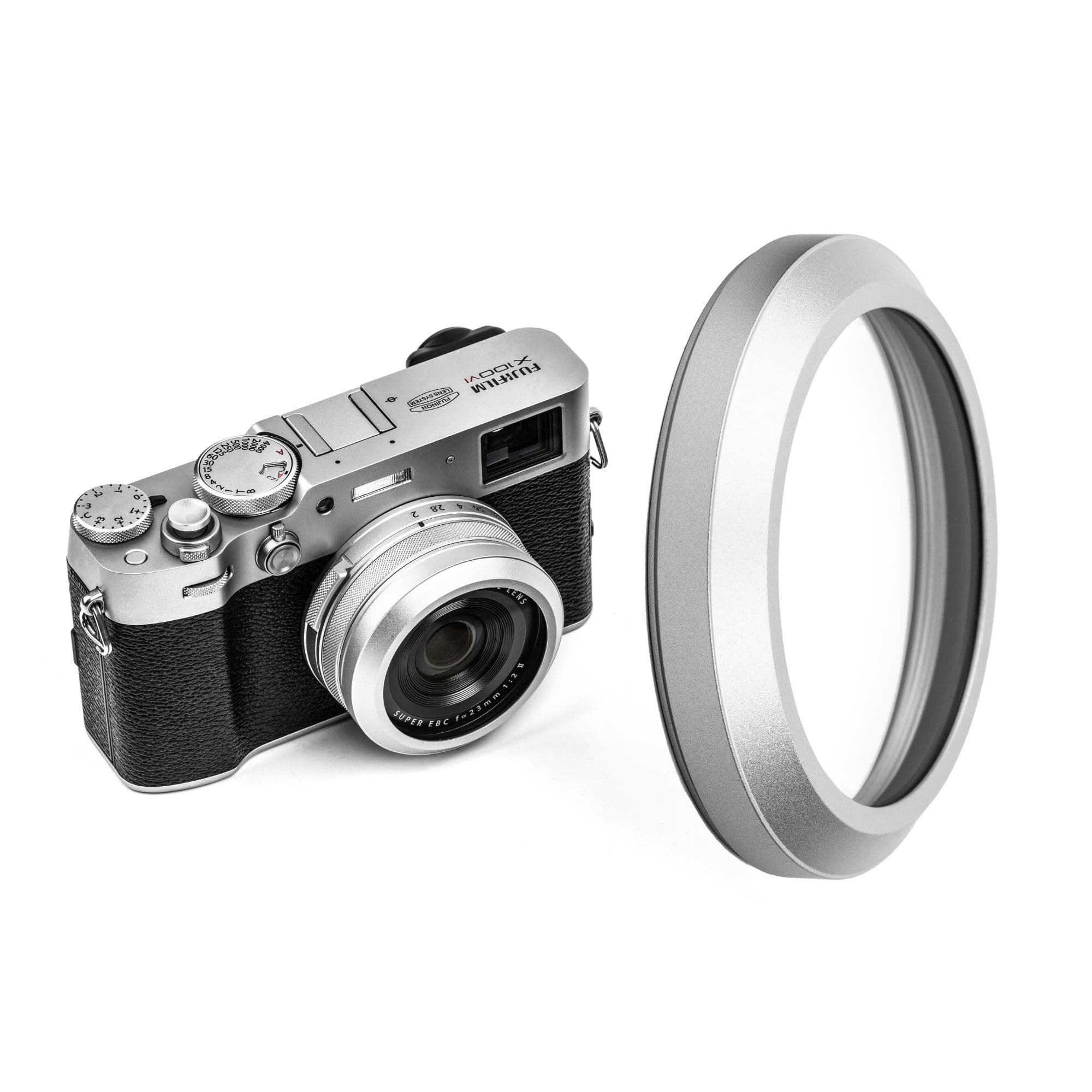 NC UV Filter for Fuji FUJIFILM X100VI / X100V / X100F / X100T / X100S / X100 Series - Silver