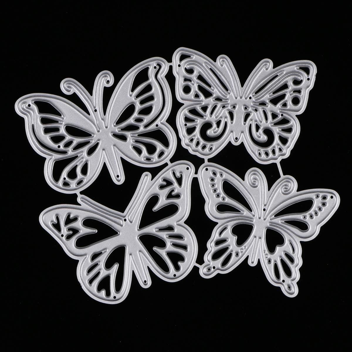 Metal Cutting Dies Stencils, MikiMiqi Criss-Cross Butterfly Metal Embossing Scrapbooking Dies Cuts Handmade Stencils Template Embossing for Card Scrapbooking Craft Paper Decor (Butterfly)